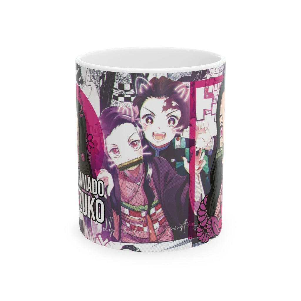 Anime Chibi Character Collage Ceramic Mug (11oz, 15oz)