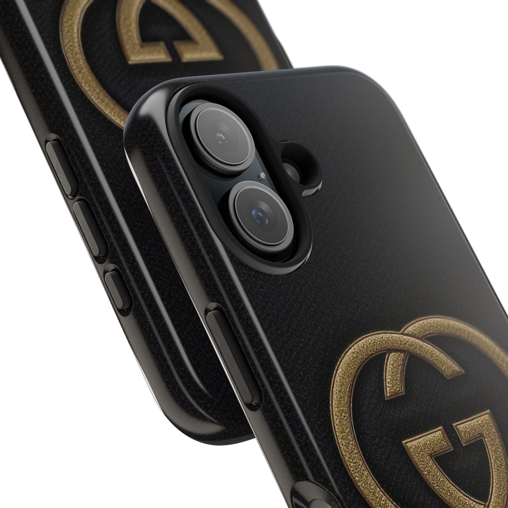 Stylish Tough Phone Cases with Elegant Logo, Durable Protection, Fashion Accessory, Smartphone Cases, Gift for Her or Him