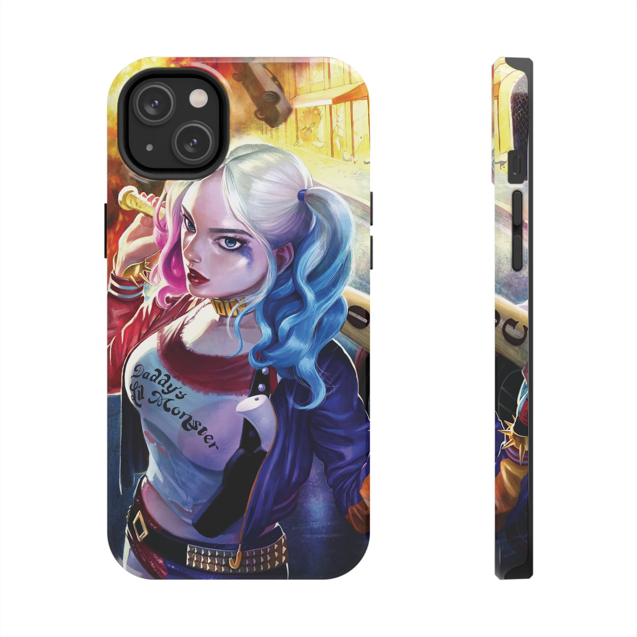 Harley Quinn Tough Phone Cases, Stylish Phone Protector for Women, Anime Style Mobile Cover, Unique Gift for Gamers, Pop Culture Accessories