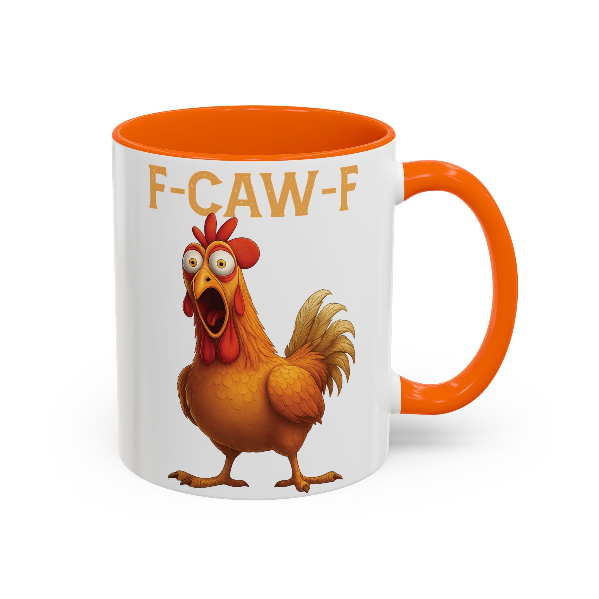 Funny Chicken Accent Coffee Mug - F-CAW-F Design