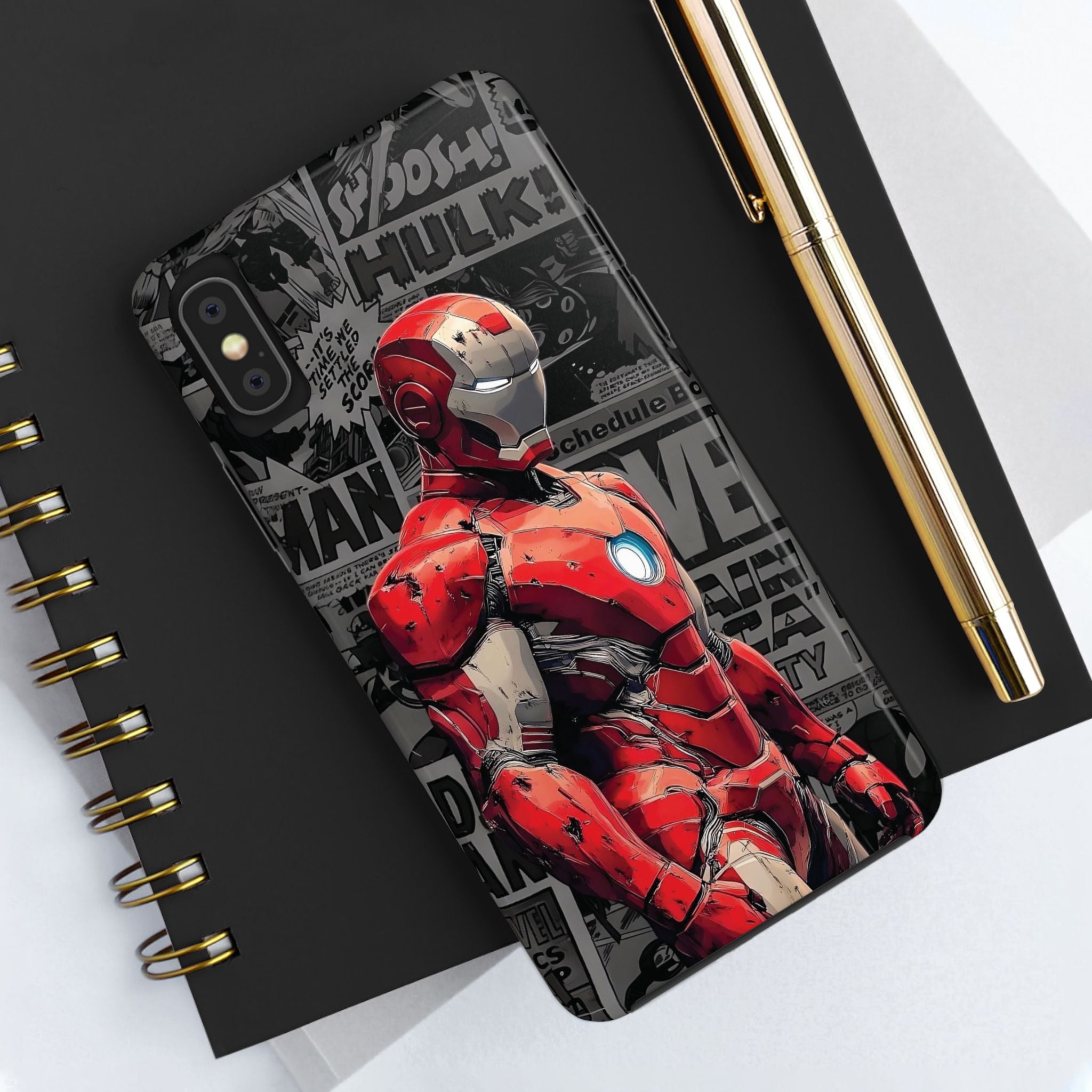 Iron Man Hero Tough Phone Cases - Durable, Stylish, Perfect for Marvel Fans, Geek Gifts, Comic Book Lovers, Unique Accessories