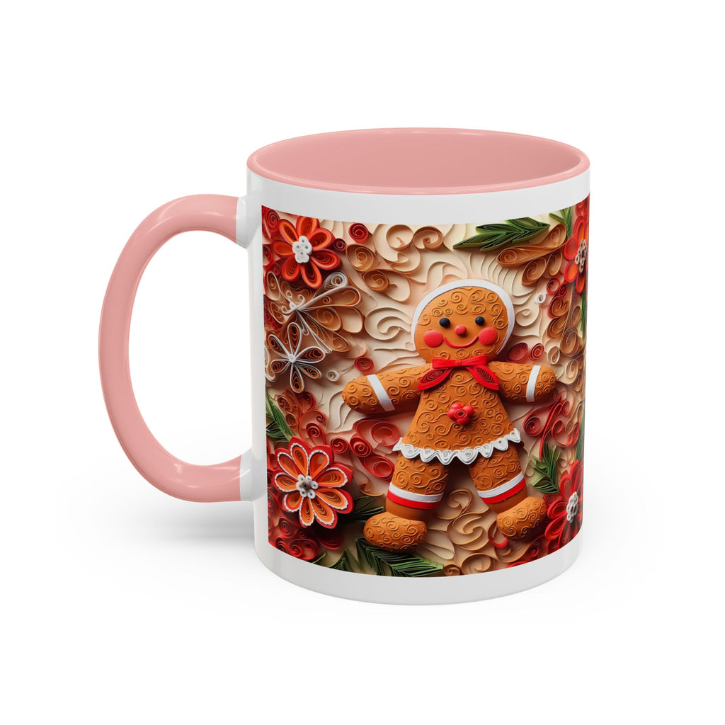 Gingerbread Christmas Coffee Mug, Festive Holiday Drinkware, Cute Gingerbread Man Mug, Winter Gift Idea, Coziness for Your Mornings