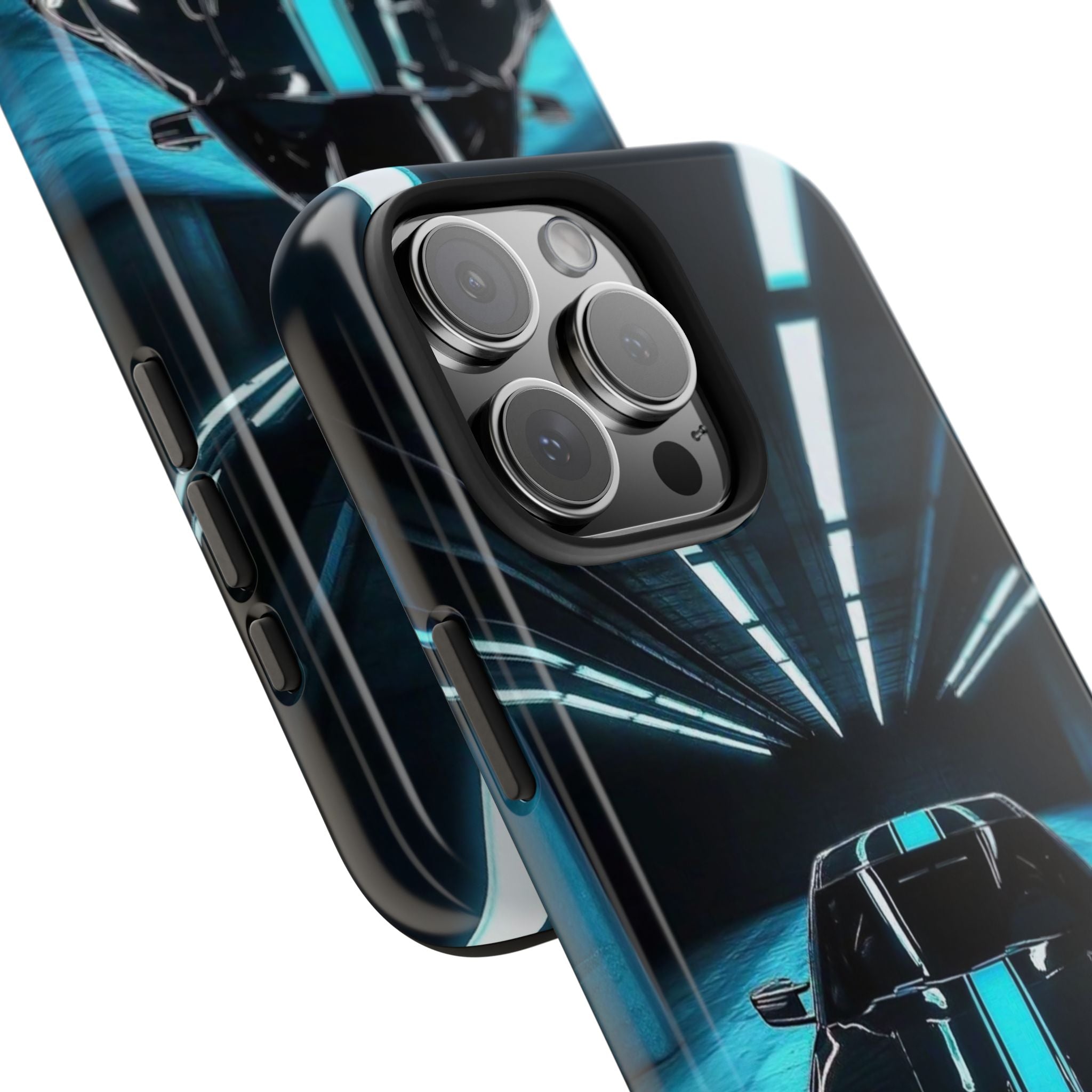 Stylish Tough Phone Case for Car Enthusiasts - Durable & Protective