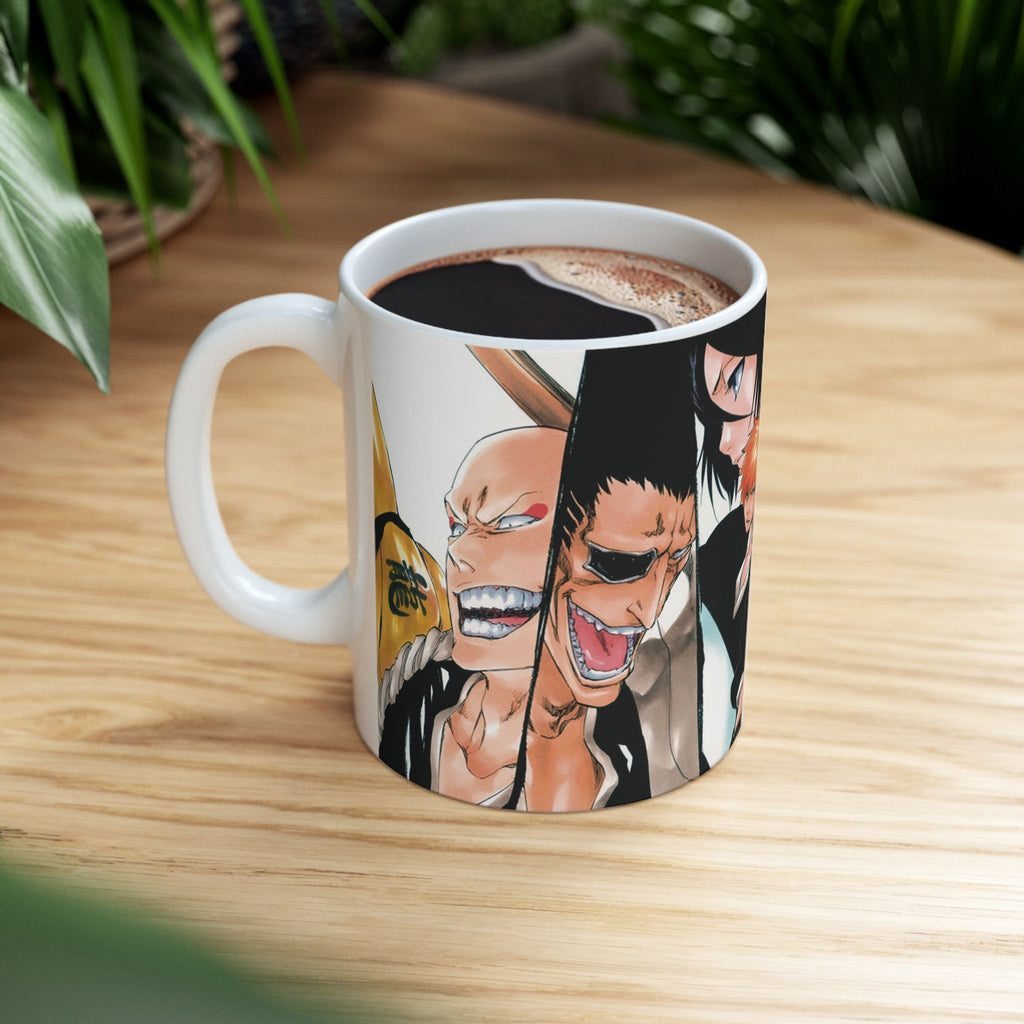 Anime Character Collage Ceramic Mug (11oz, 15oz)