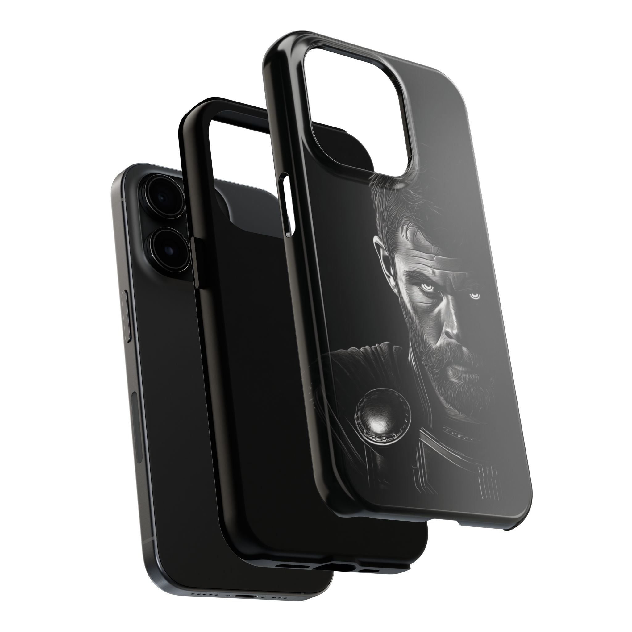 Tough Phone Cases featuring Warrior Design, Rugged Protector, Gift for Adventurers, Customizable Case, Durable Phone Cover