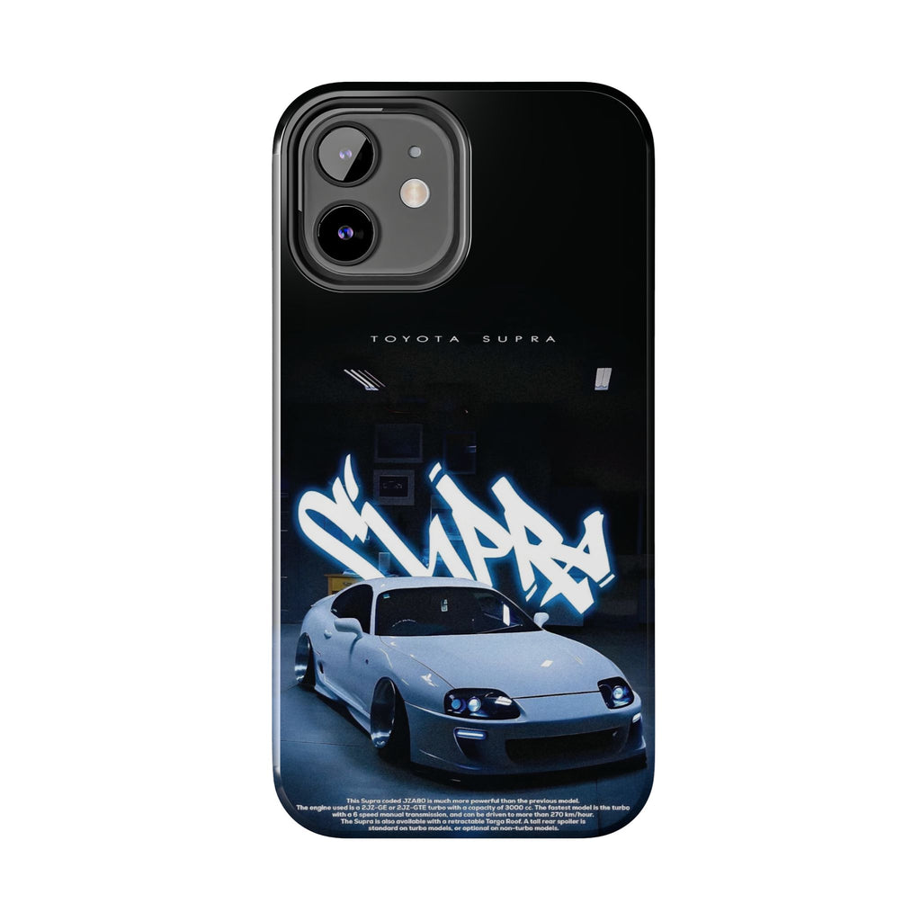 Toyota Supra Graffiti Phone Case - Tough & Stylish Protection for Car Enthusiasts