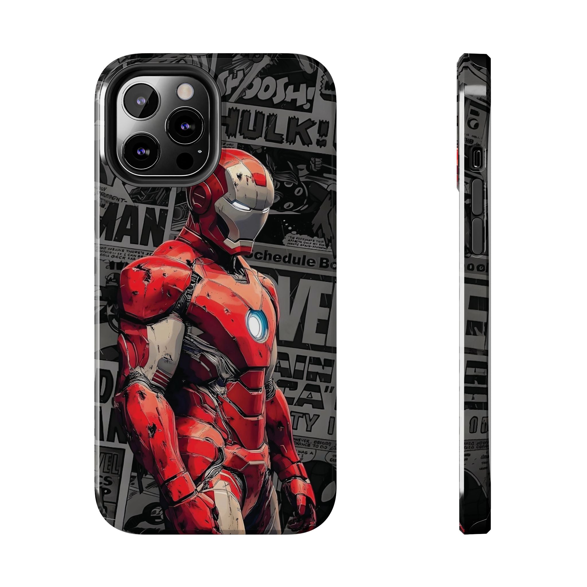 Iron Man Hero Tough Phone Cases - Durable, Stylish, Perfect for Marvel Fans, Geek Gifts, Comic Book Lovers, Unique Accessories
