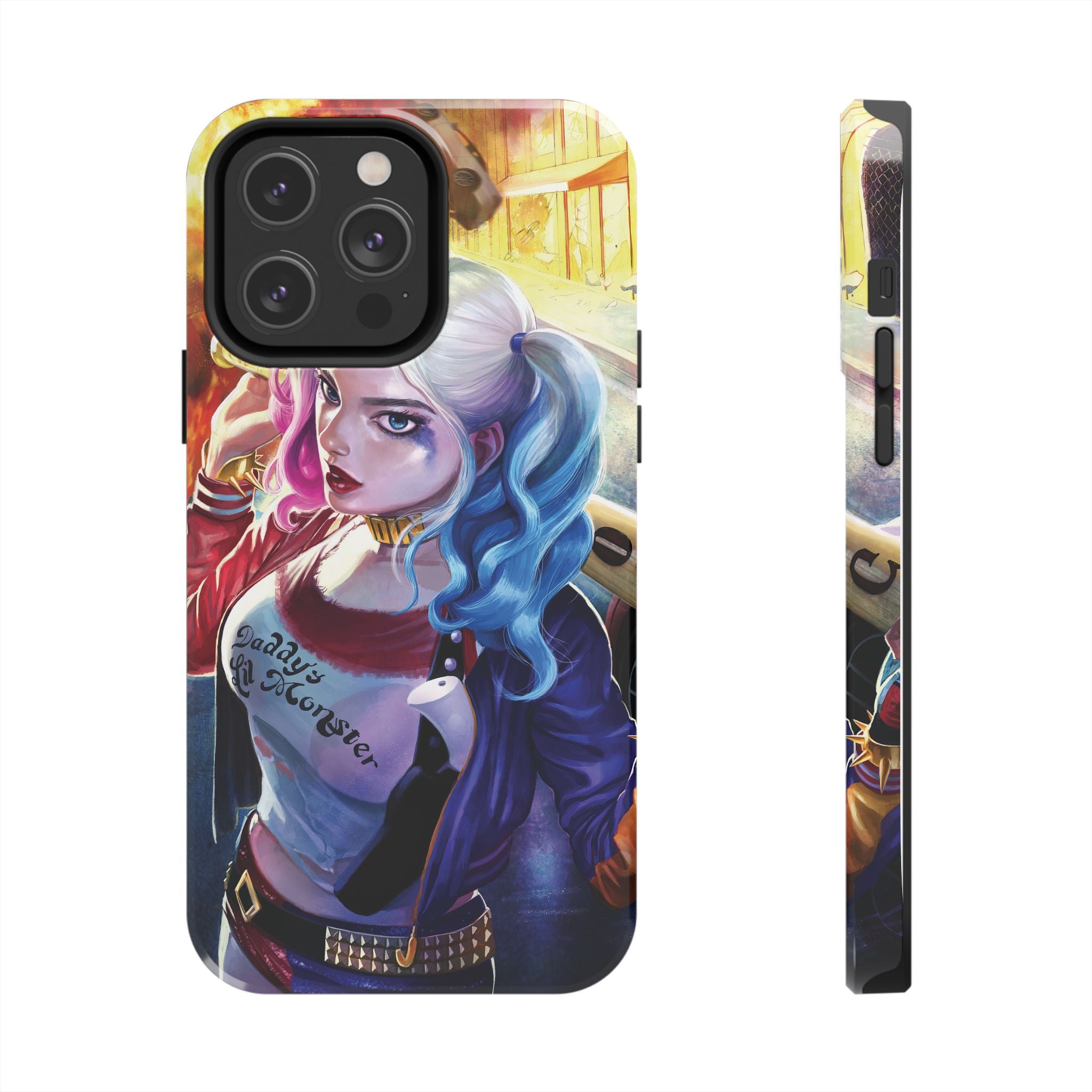 Harley Quinn Tough Phone Cases, Stylish Phone Protector for Women, Anime Style Mobile Cover, Unique Gift for Gamers, Pop Culture Accessories