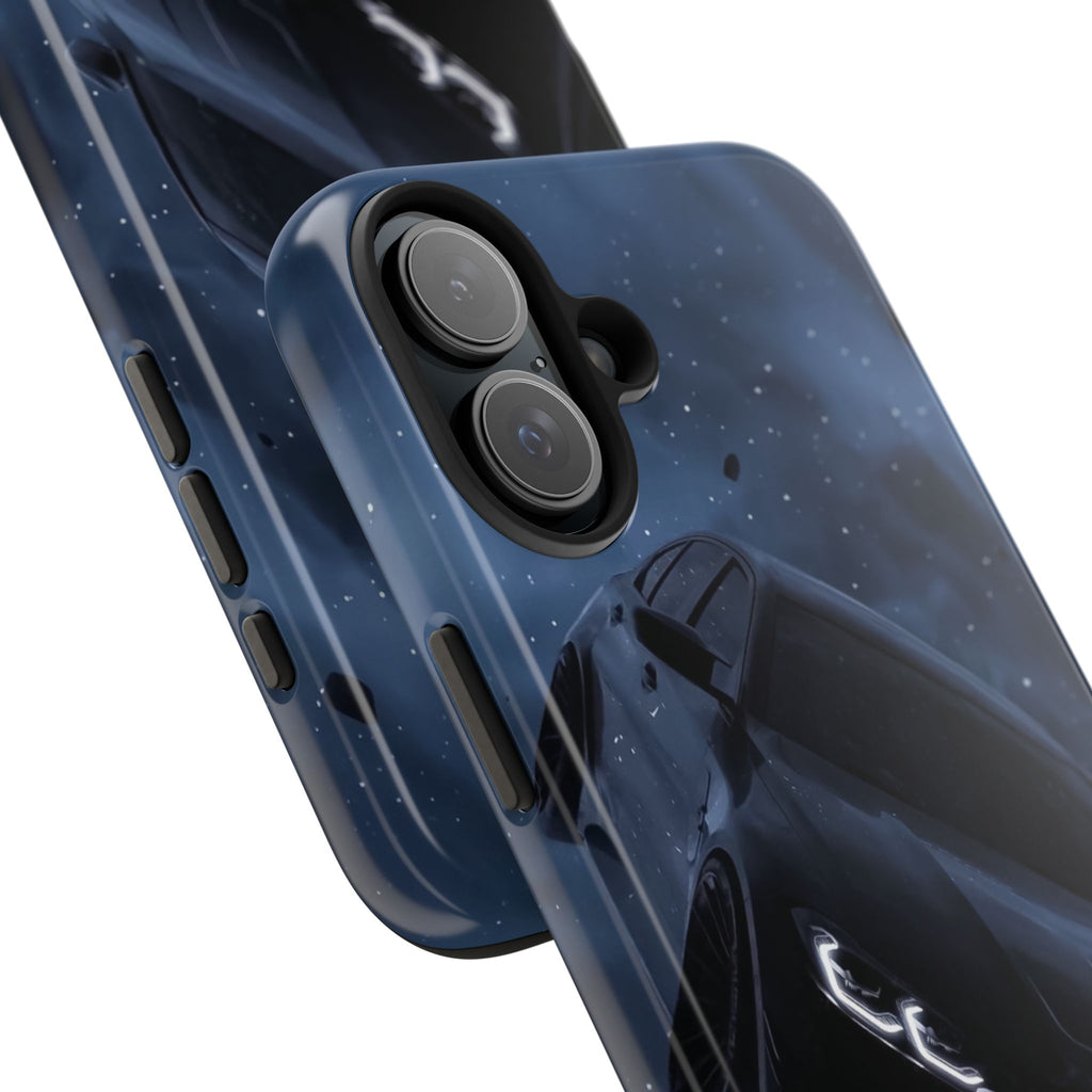 Car Enthusiast Phone Case | Tough Phone Cases, Car Lover Gift, Durable Cover, Automotive Accessories, Black Car Design