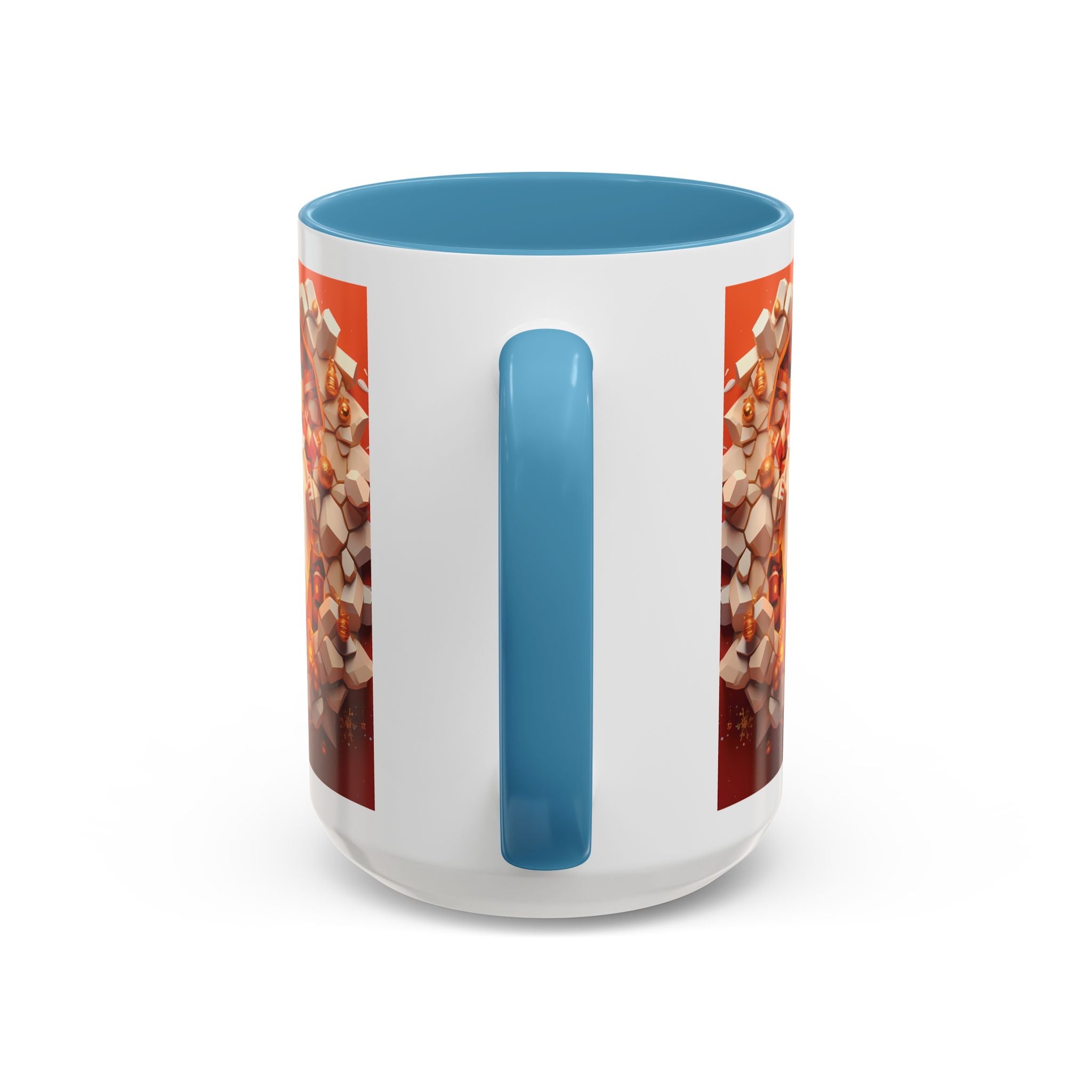Cheerful Santa Accent Coffee Mug - Perfect for Xmas, Holiday Gifts, Cozy Mornings, Festive Decor, Coffee Lovers