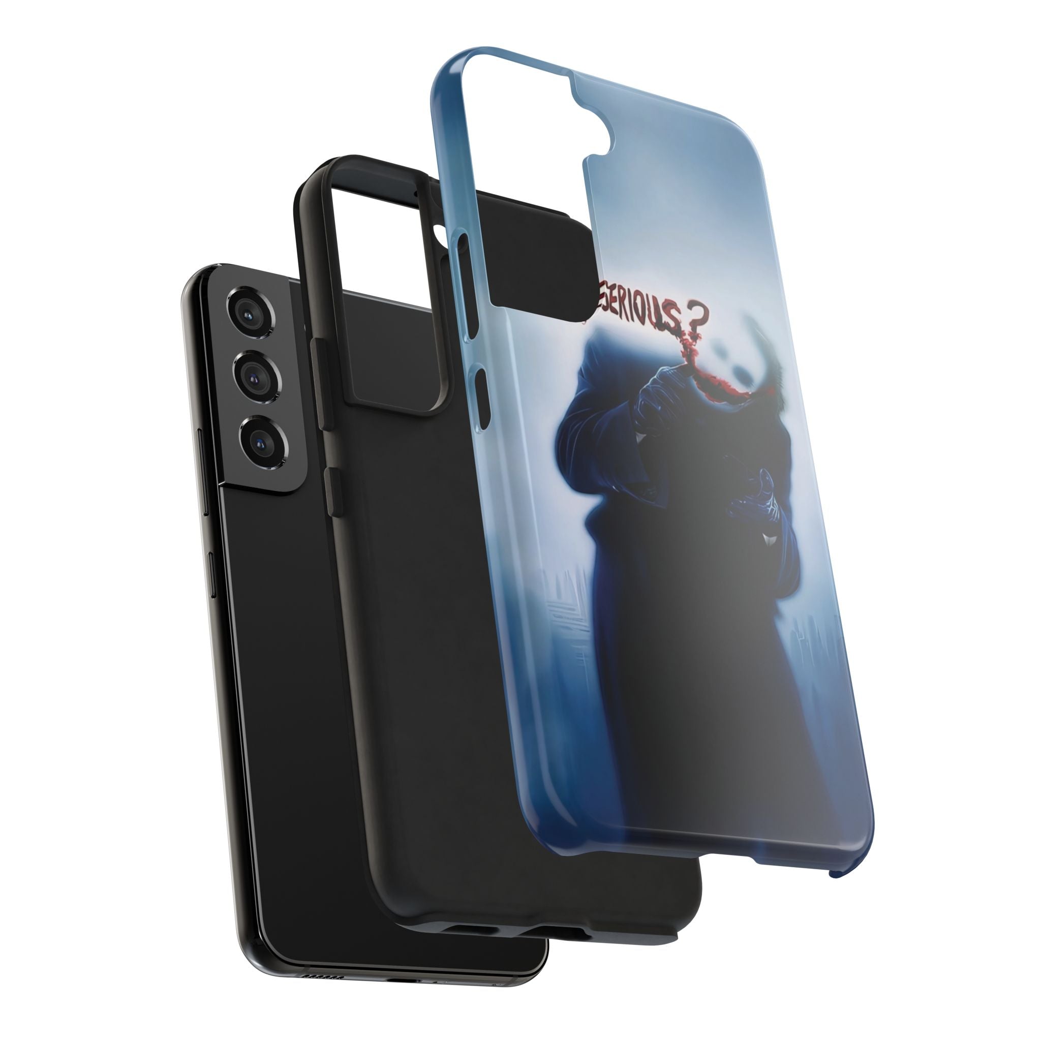 Tough Phone Cases, Dark Humor Phone Cover, Joker Inspired Case, Gifts for Movie Fans, Unique Phone Protector, Cool Accessories