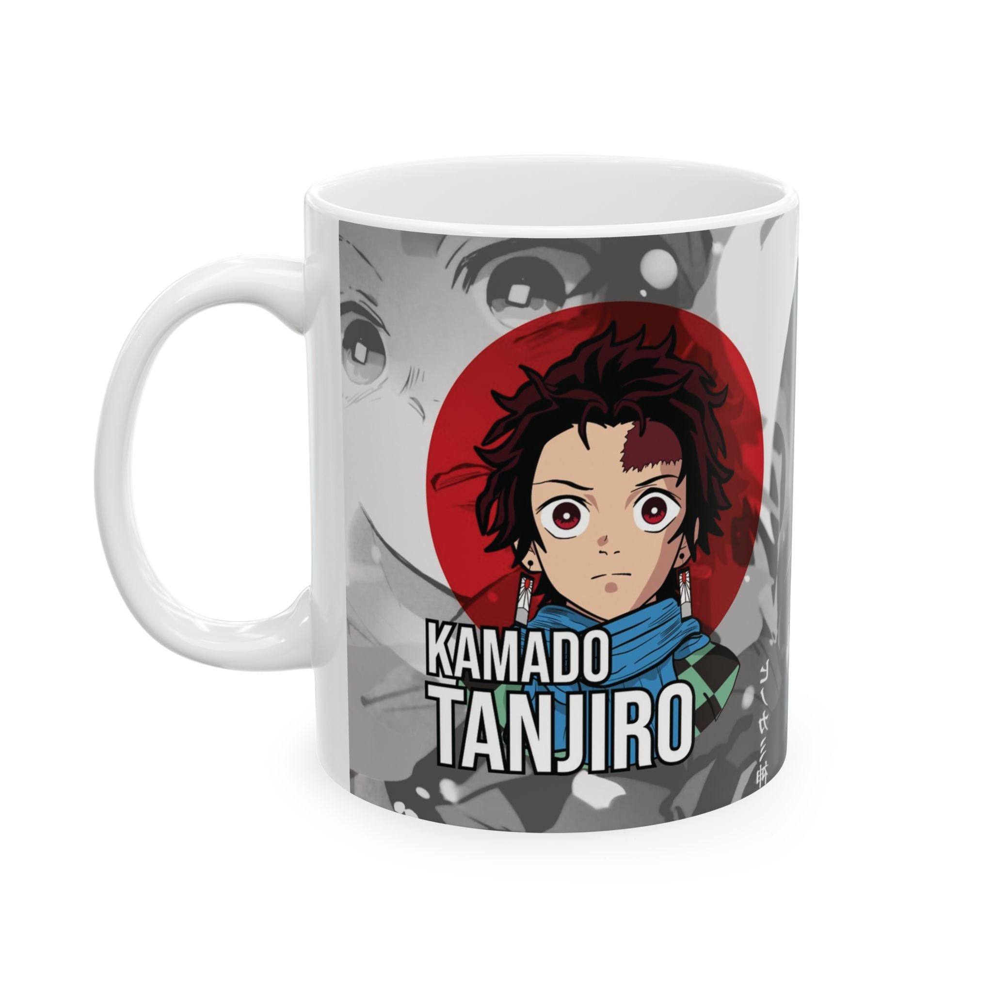 Anime Character Ceramic Mug - Chibi Hero Design (11oz, 15oz)