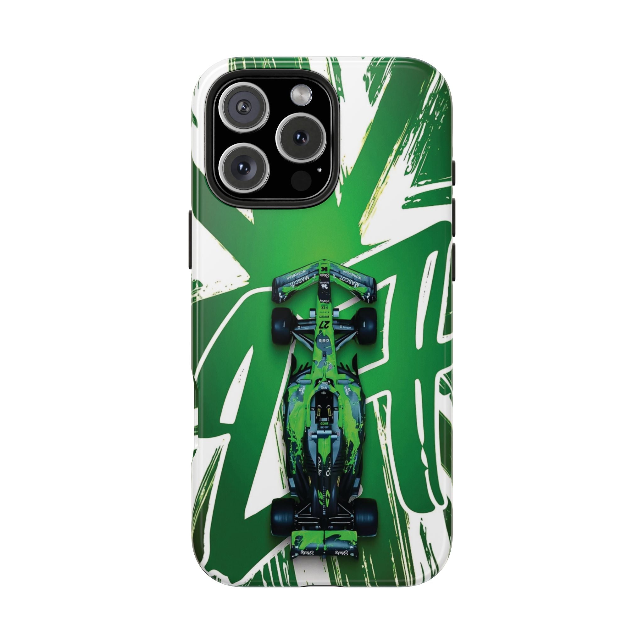 Racing-Inspired Tough Phone Cases - Durable Protection with Dynamic Car Design