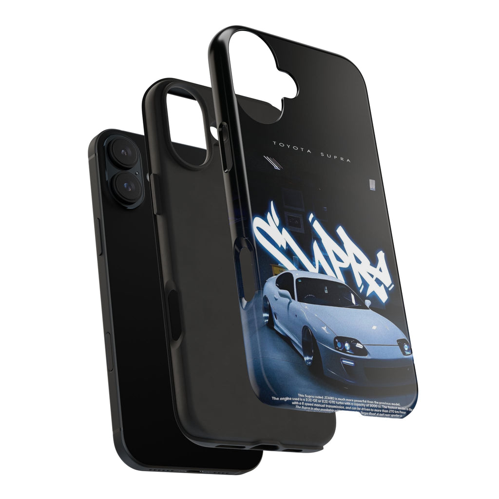 Toyota Supra Graffiti Phone Case - Tough & Stylish Protection for Car Enthusiasts