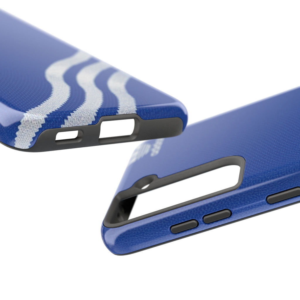 Blue Wave Tough Phone Cases - Durable Cell Phone Covers, Sports-Inspired Accessories, Unique Gift Idea for Athletes & Trendsetters