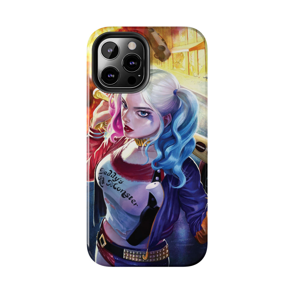 Harley Quinn Tough Phone Cases, Stylish Phone Protector for Women, Anime Style Mobile Cover, Unique Gift for Gamers, Pop Culture Accessories