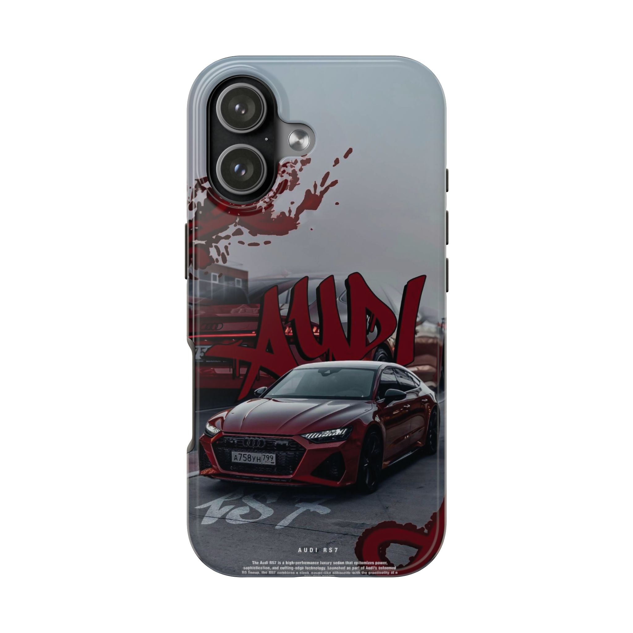 Audi-Inspired Tough Phone Case for Car Enthusiasts