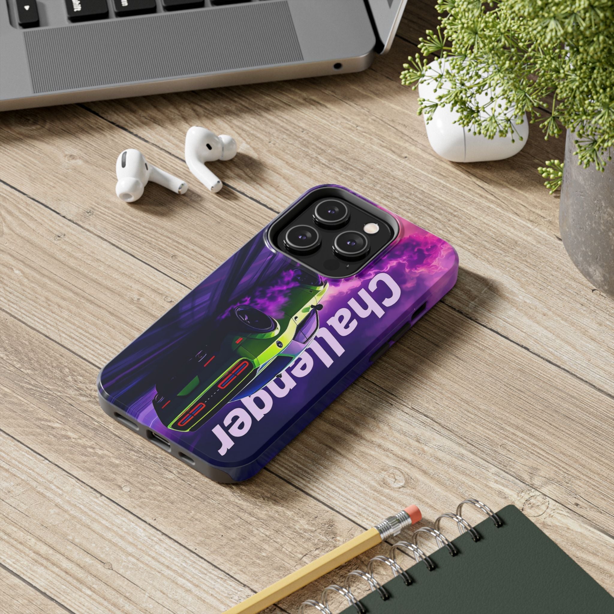 Challenger Car Tough Phone Case - Durable Protection for Car Enthusiasts