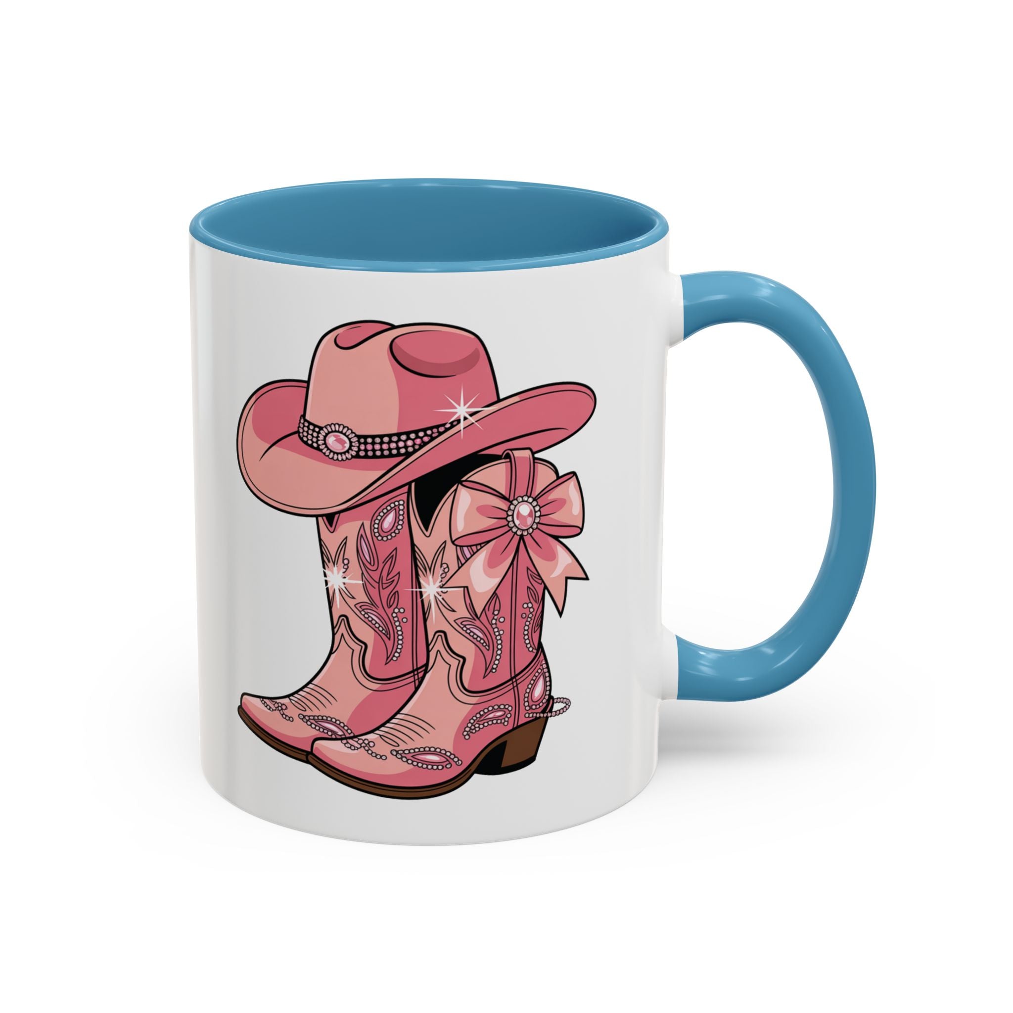 Pink Cowboy Boot Mug, Western Style Coffee Cup, Cute Gift for Ranch Lovers, Fun Kitchen Decor, Unique Cowgirl Present