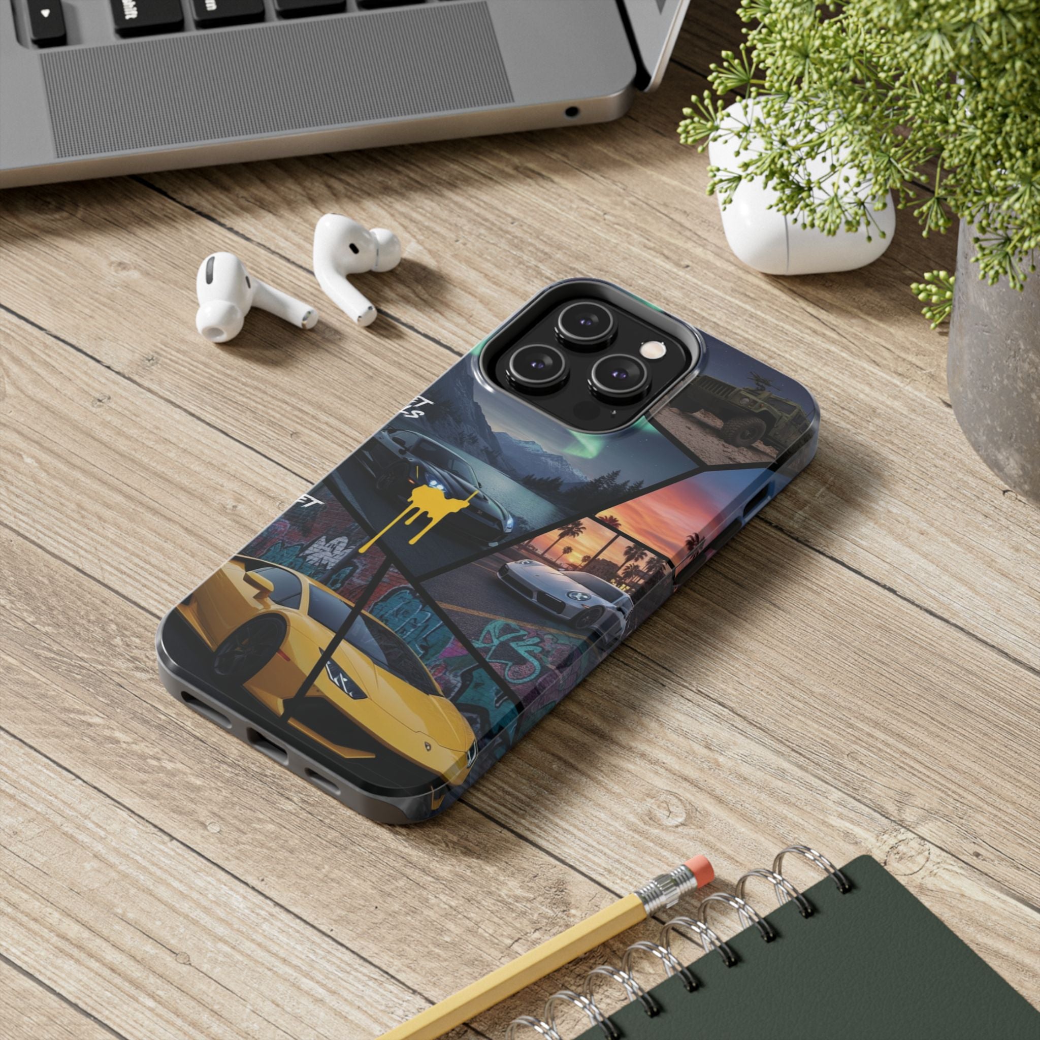 Vibrant Automotive Tough Phone Case – Perfect for Car Enthusiasts