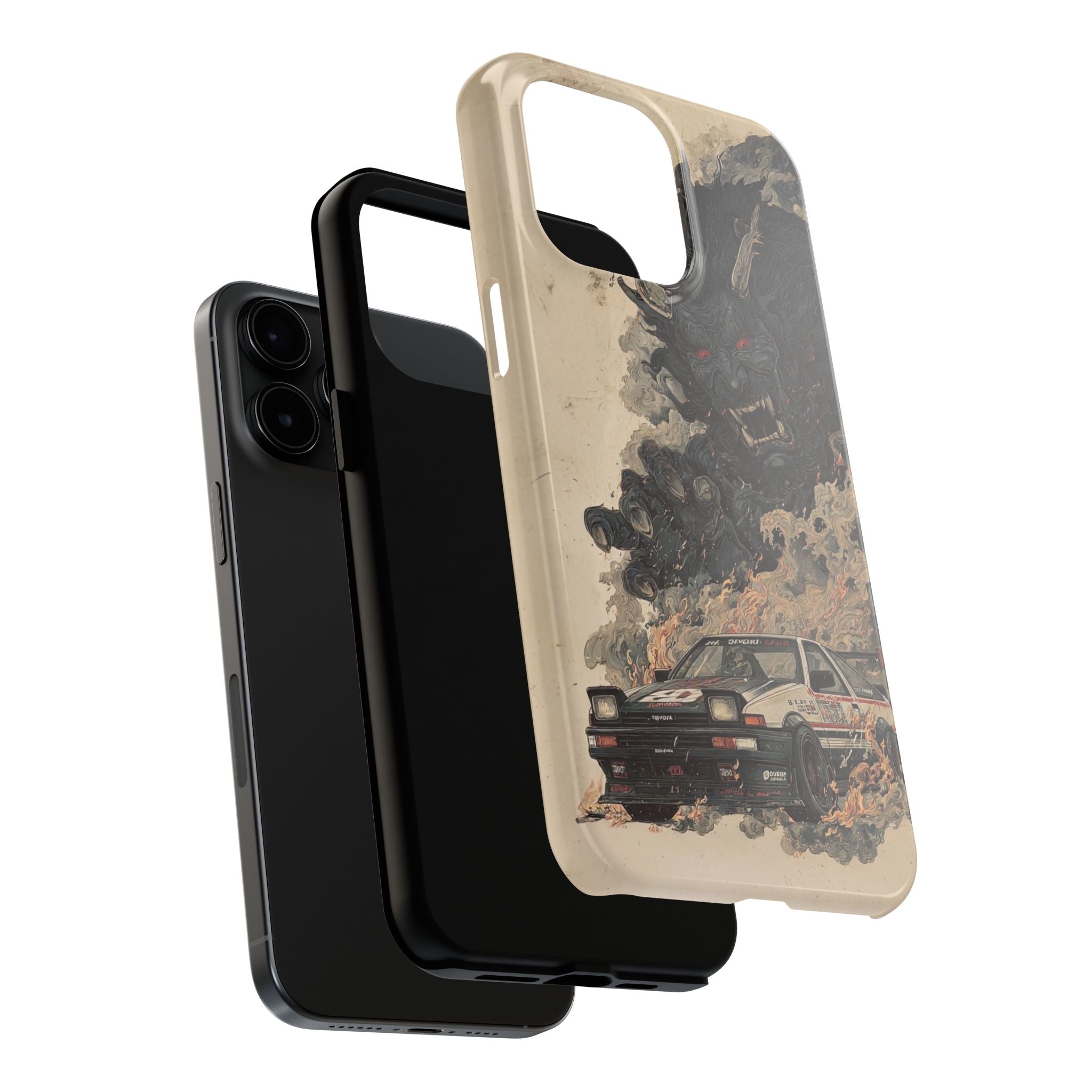 Demon Car Tough Phone Case - Unique Racing Protection
