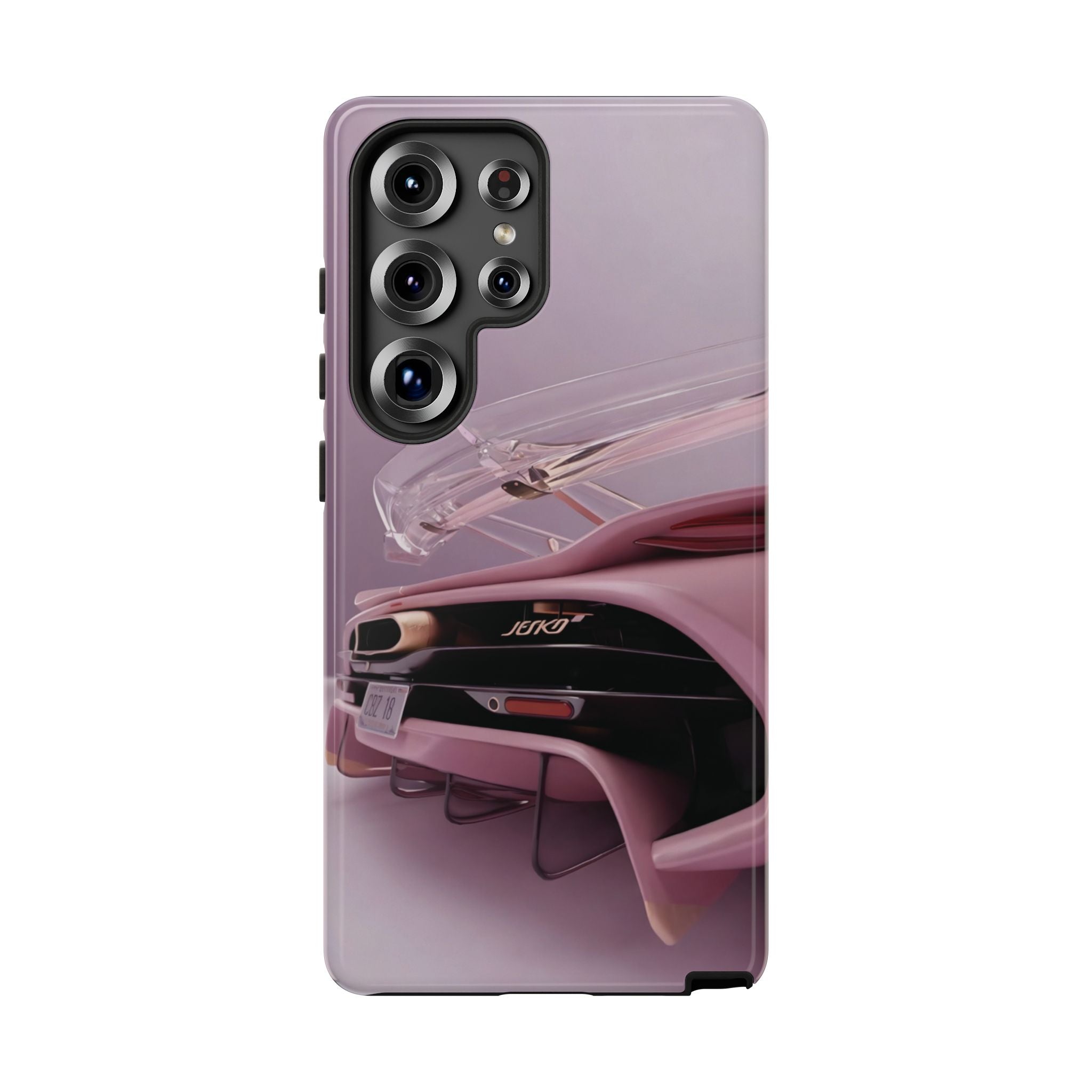 Pink Hyper Car Phone Case — Retro Automotive iPhone Cover