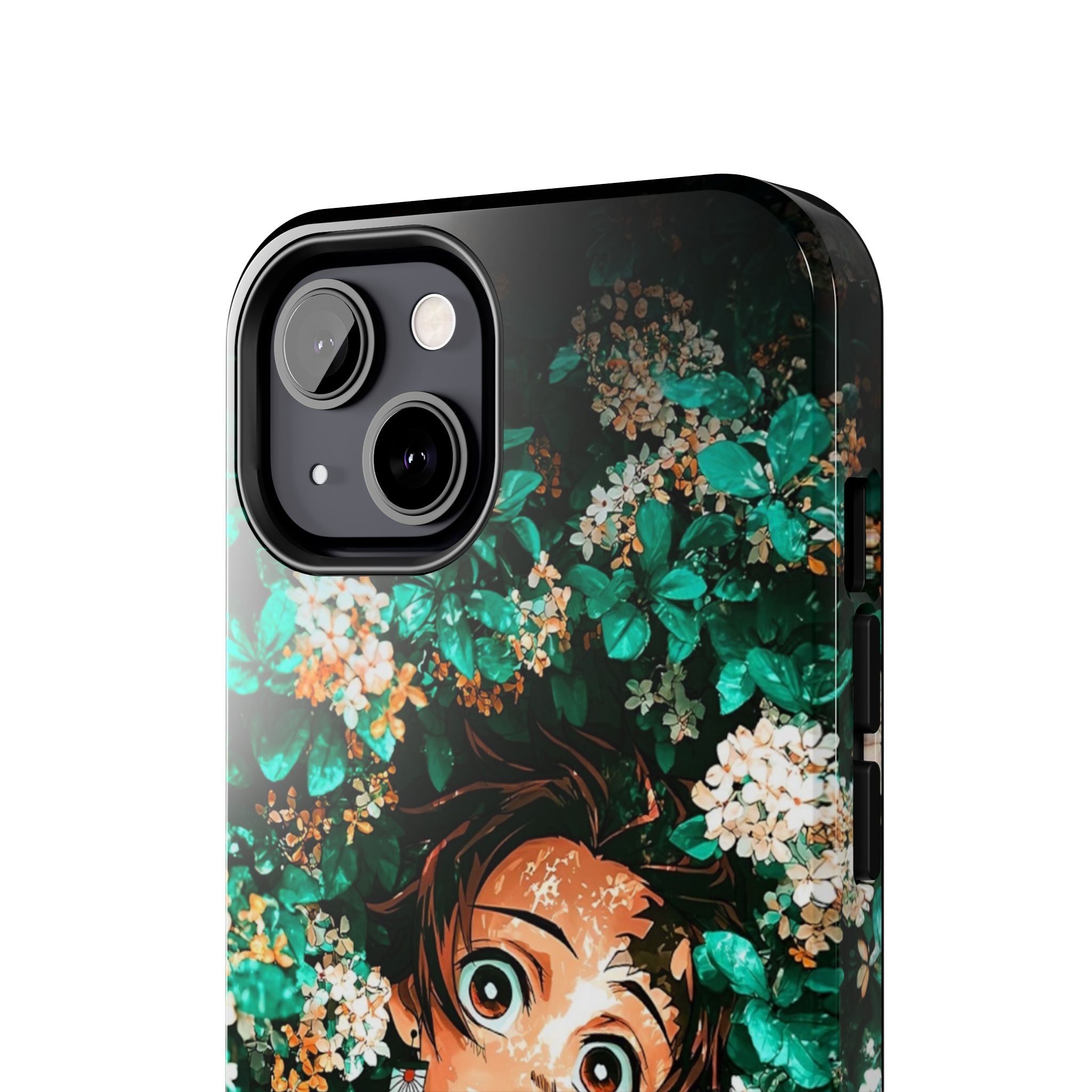 Floral Fantasy Tough Phone Cases | Trendy Phone Cover | Unique Gift for Nature Lovers | Durable Protection | Anime-Inspired Design