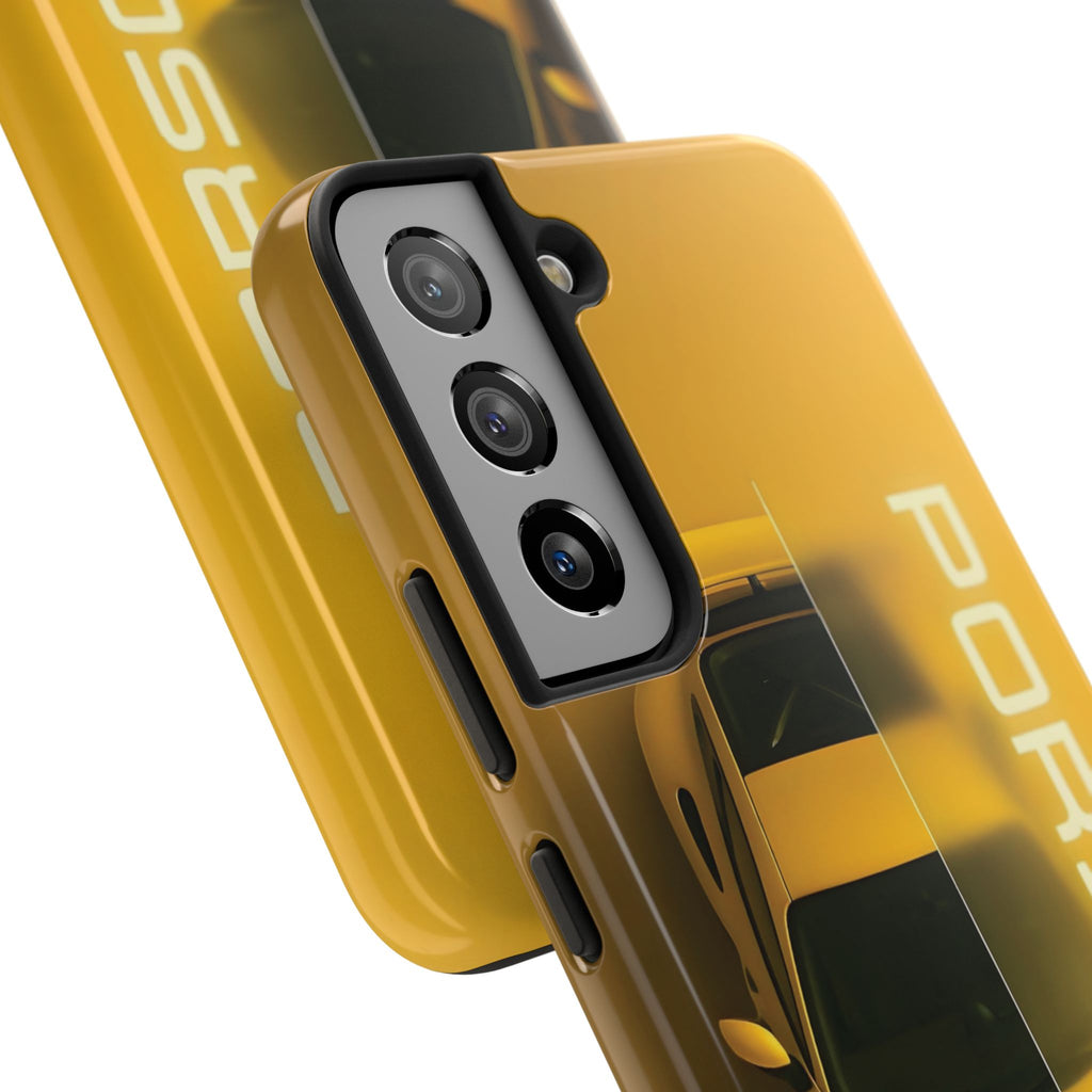 Stylish Car Lover's Phone Case, Durable Tough Phone Case, Gift for Car Enthusiasts, Porsche Design Case, Unique Auto Accessory