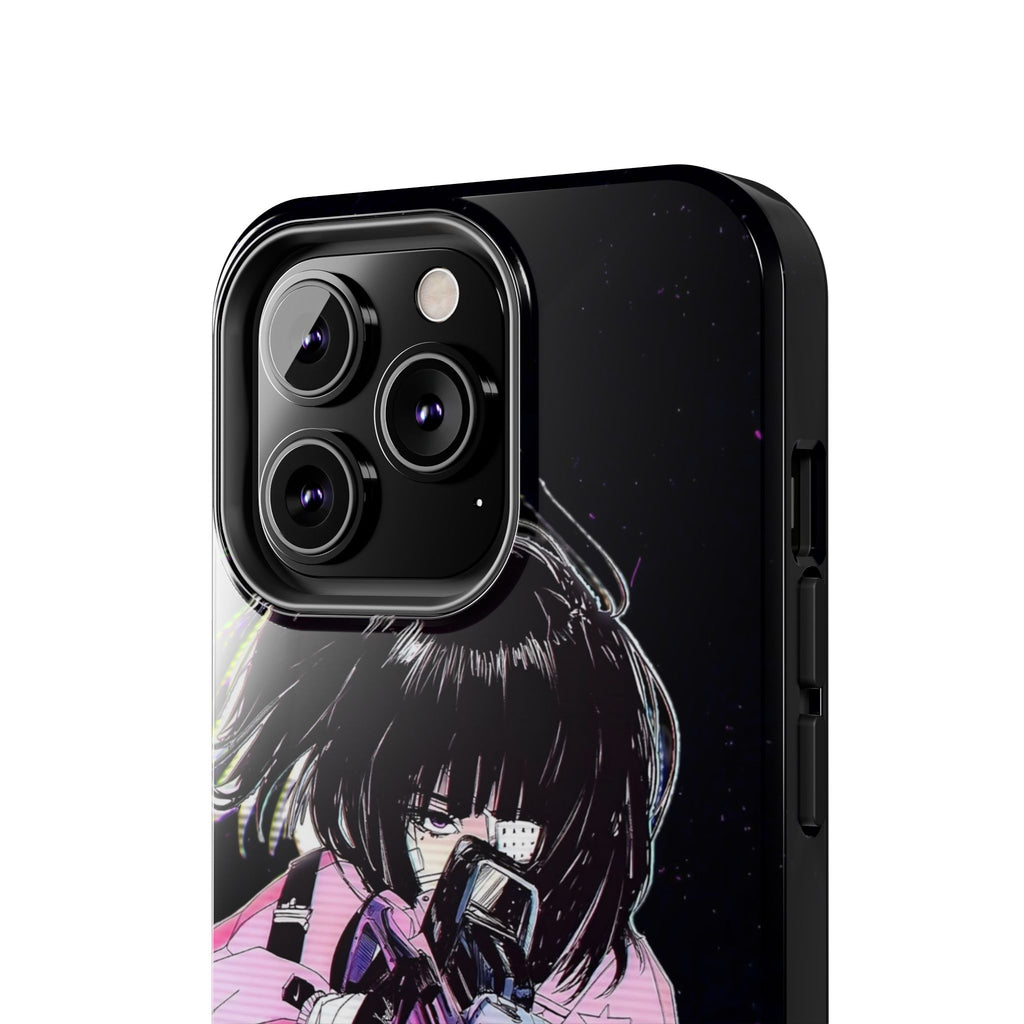 Anime-Style Tough Phone Cases with Edgy Designs, Perfect for Gamers, Cyberpunk Lovers, Gifts for Birthdays, Holidays, and Cosplay