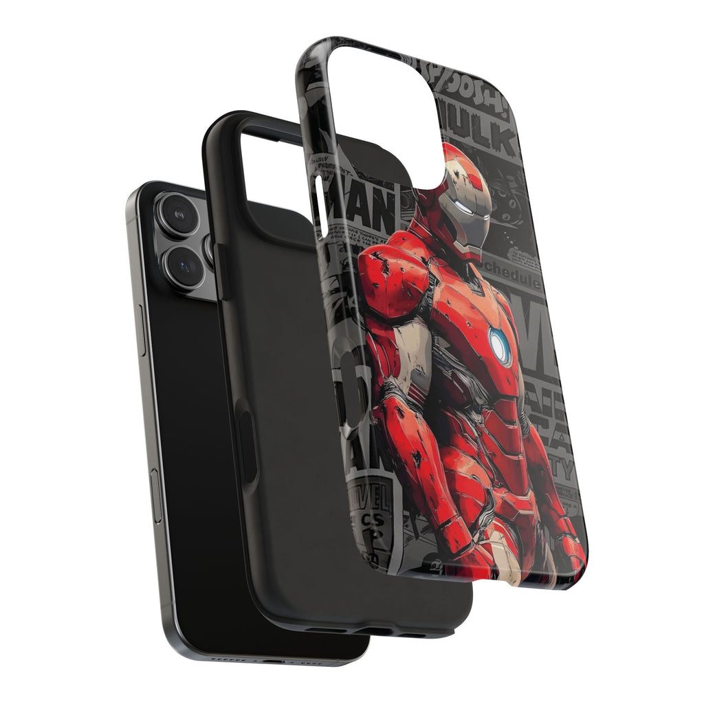 Iron Man Hero Tough Phone Cases - Durable, Stylish, Perfect for Marvel Fans, Geek Gifts, Comic Book Lovers, Unique Accessories