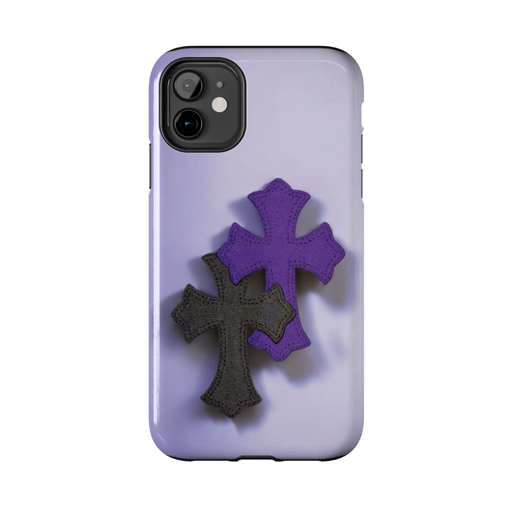 Cross Design Tough Phone Cases, Durable Phone Covers, Christian Gifts, Protective Cases for Men, Unique Tech Accessories