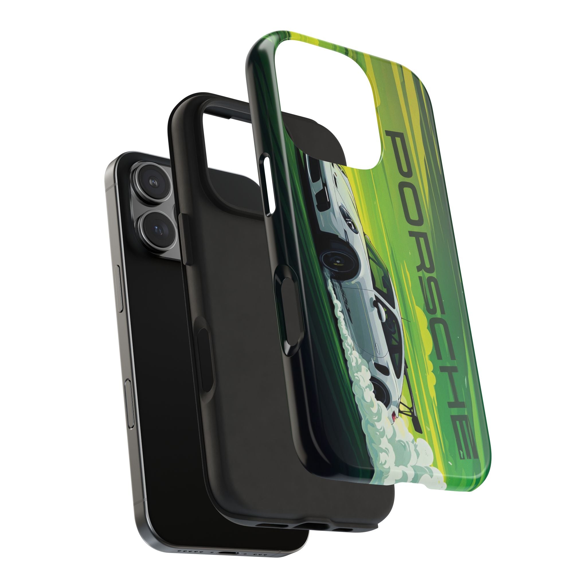 Porsche Tough Phone Cases, Luxury Car Accessories, Durable Phone Cover, Auto Enthusiast Gift, Sports Car Merchandise