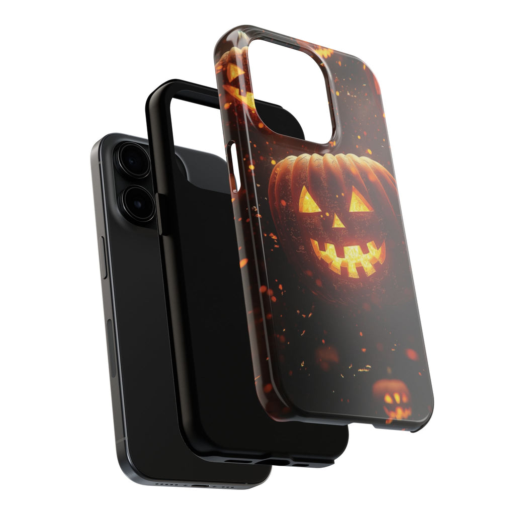 Halloween Pumpkin Tough Phone Cases, Spooky Mobile Covers, Fall Decor, Halloween Gift, Pumpkin Design, Halloween Accessories