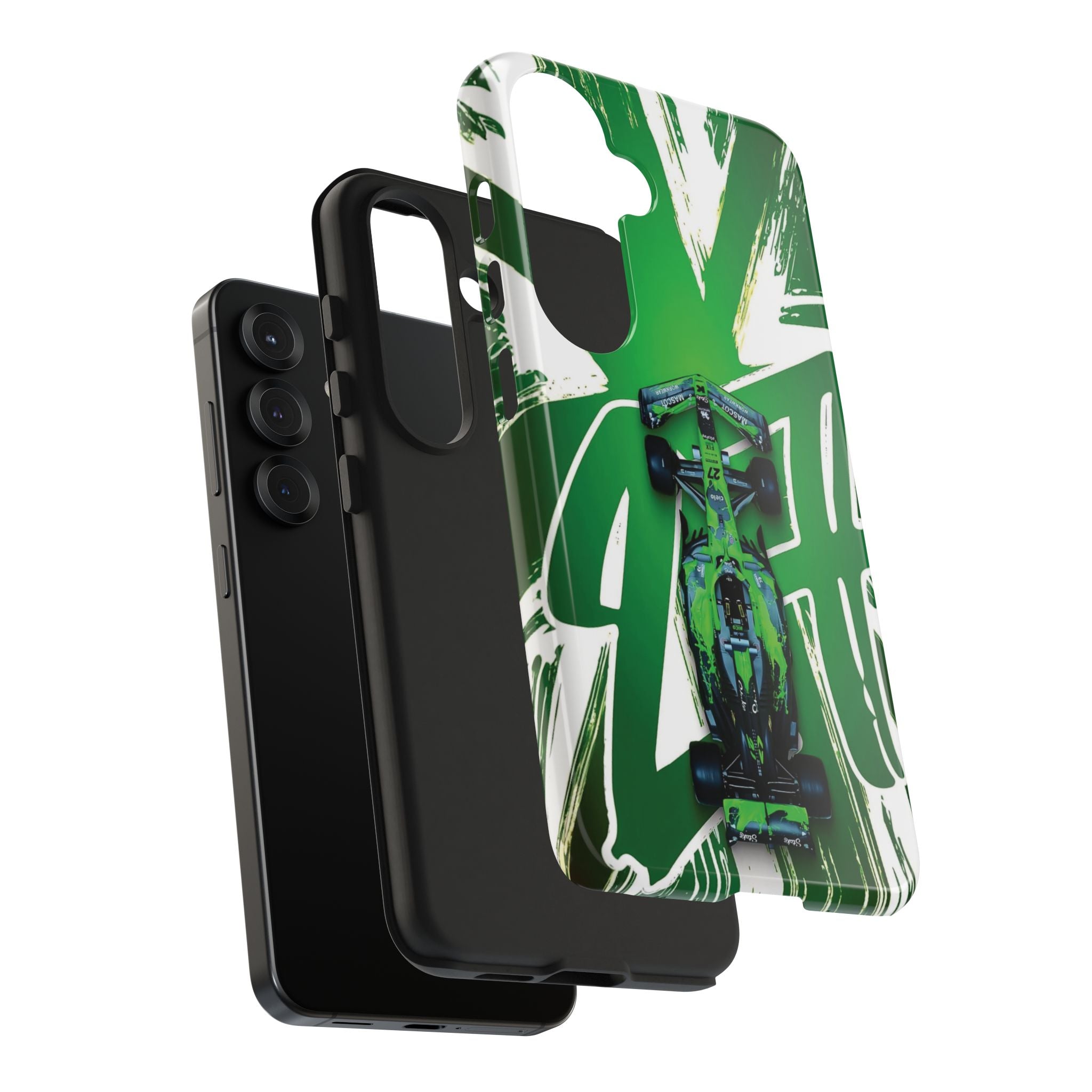 Racing-Inspired Tough Phone Cases - Durable Protection with Dynamic Car Design