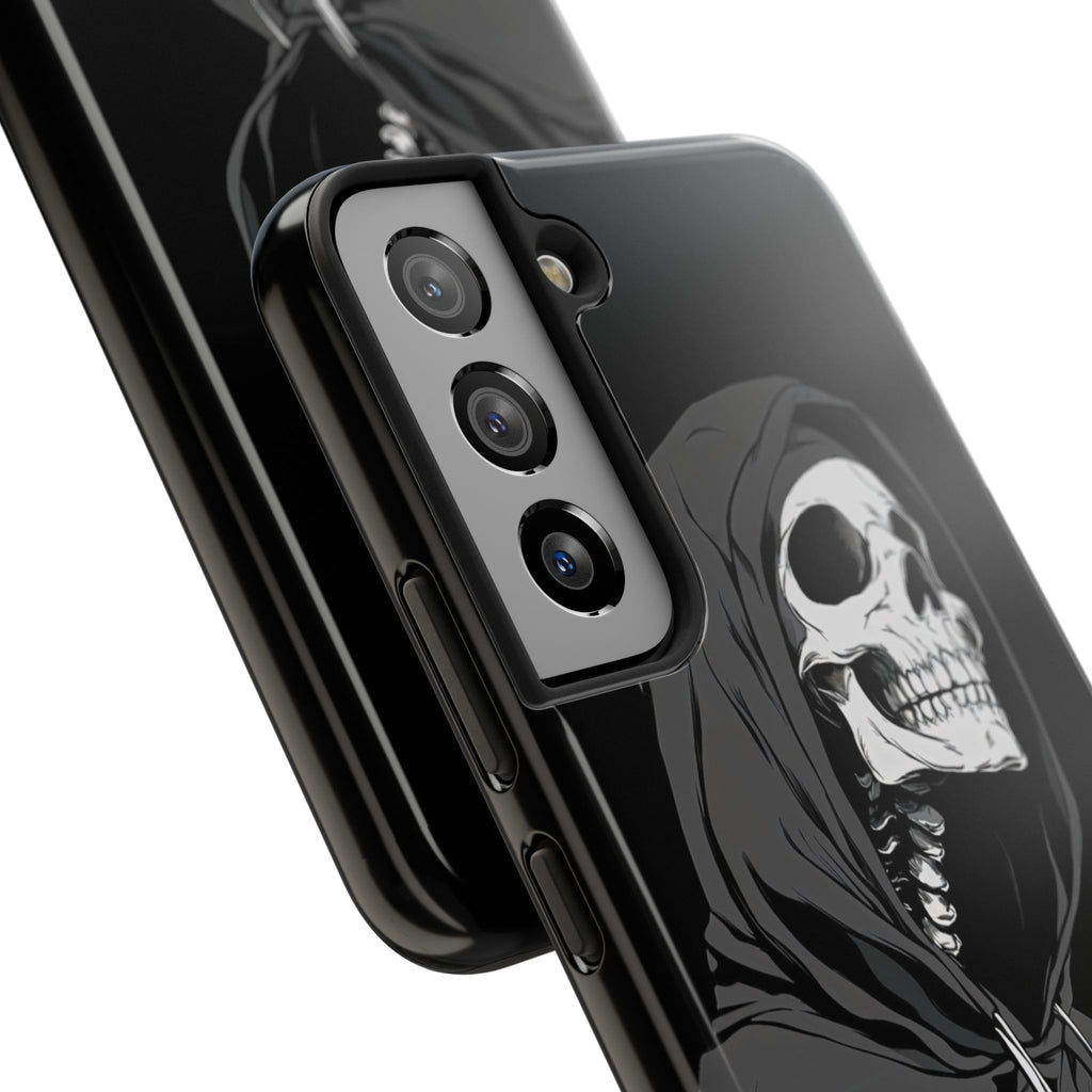 Edgy Skull Phone Cases, Protective Phone Cover, Goth Aesthetic, Halloween Decor, Unique Gift