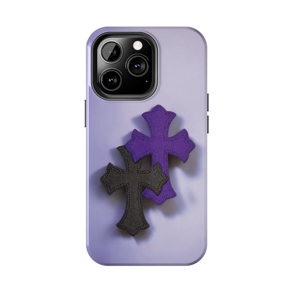 Cross Design Tough Phone Cases, Durable Phone Covers, Christian Gifts, Protective Cases for Men, Unique Tech Accessories