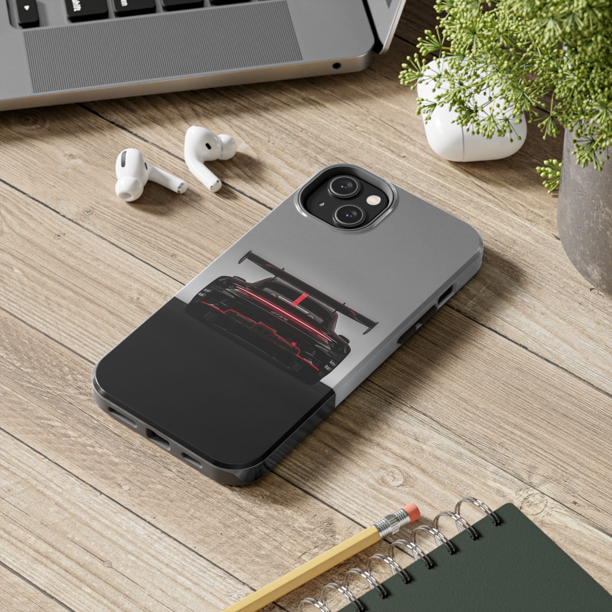 Racing-Inspired Tough Phone Case for Car Enthusiasts