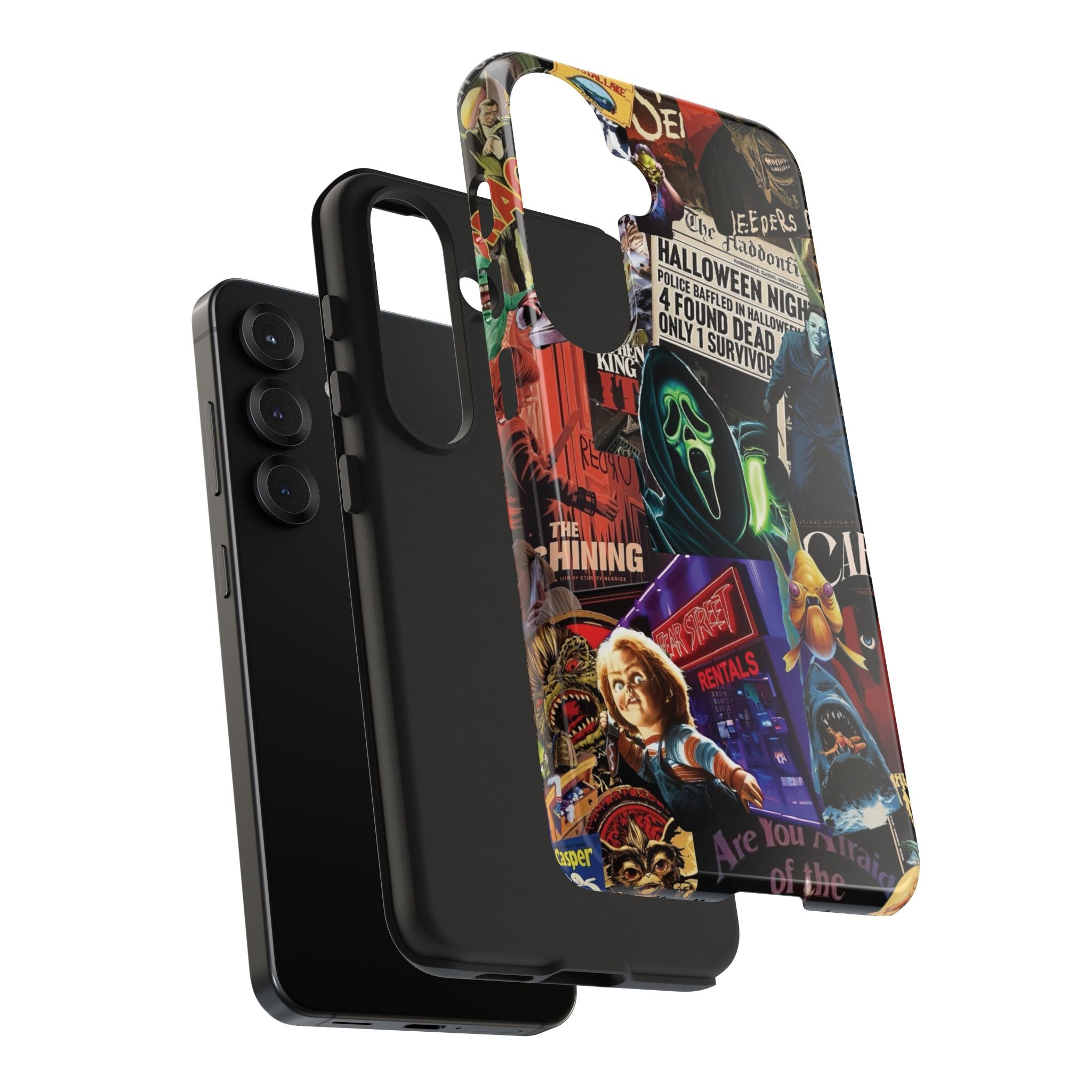 Spooky Horror Movie Phone Case | Tough Phone Cases for Horror Lovers, Halloween Gifts, Unique Accessories, Movie Night Essentials, [...]