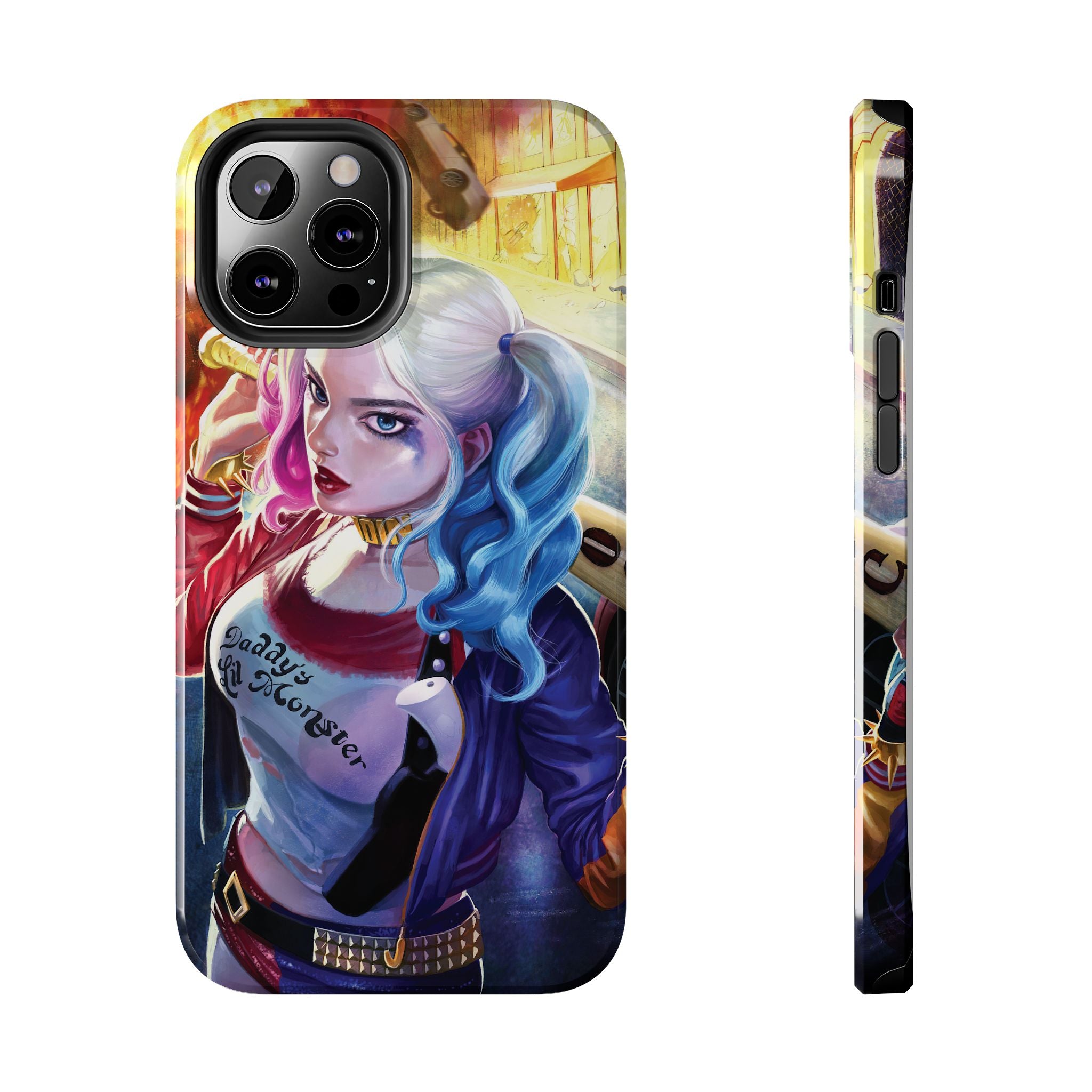 Harley Quinn Tough Phone Cases, Stylish Phone Protector for Women, Anime Style Mobile Cover, Unique Gift for Gamers, Pop Culture Accessories