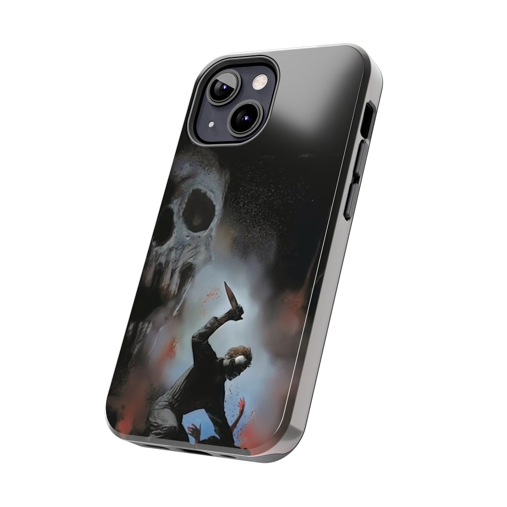 Gritty Horror Phone Cases for Fans, Tough Phone Cover, Unique Gift, Scary Design, Halloween Accessory, Movie Memorabilia