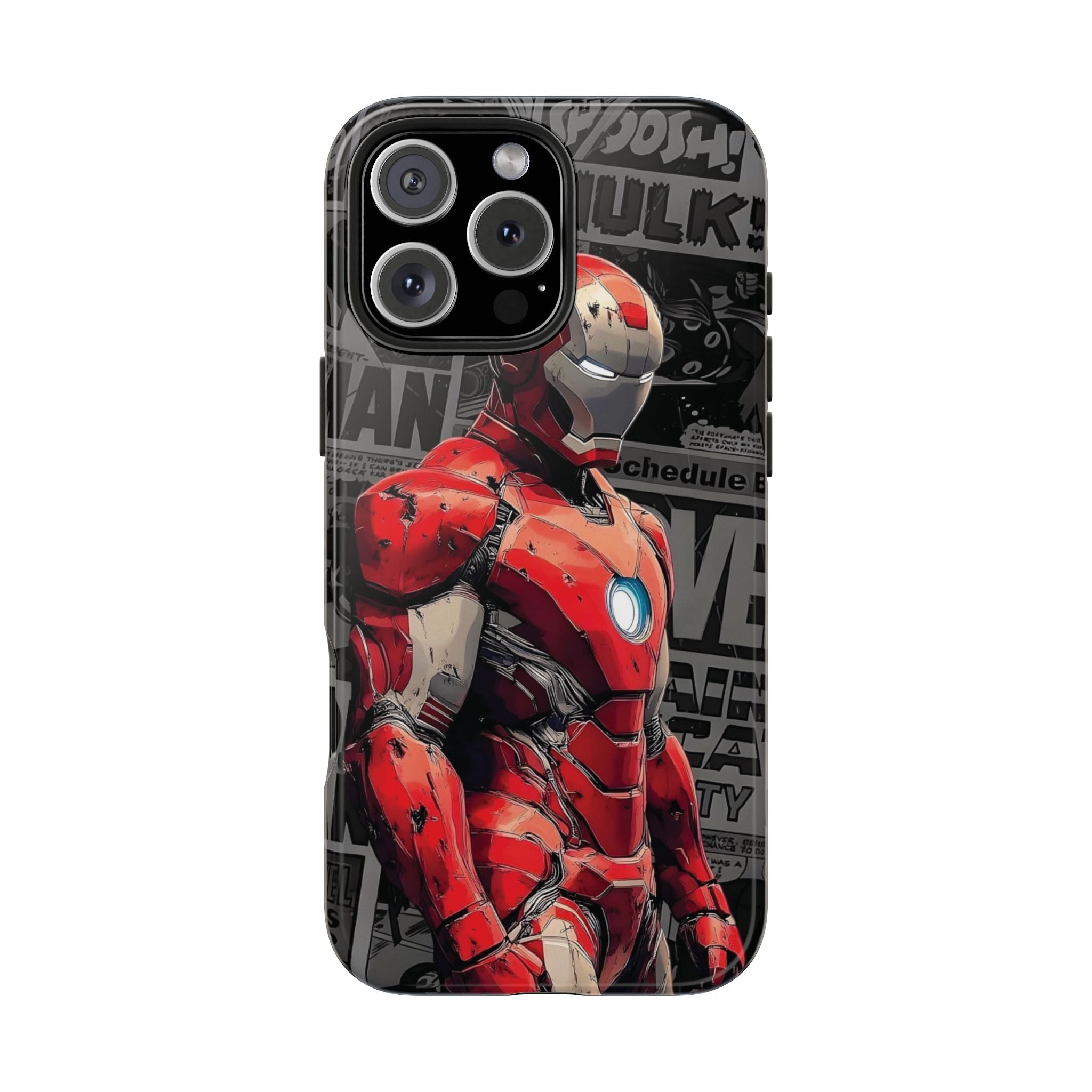 Iron Man Hero Tough Phone Cases - Durable, Stylish, Perfect for Marvel Fans, Geek Gifts, Comic Book Lovers, Unique Accessories
