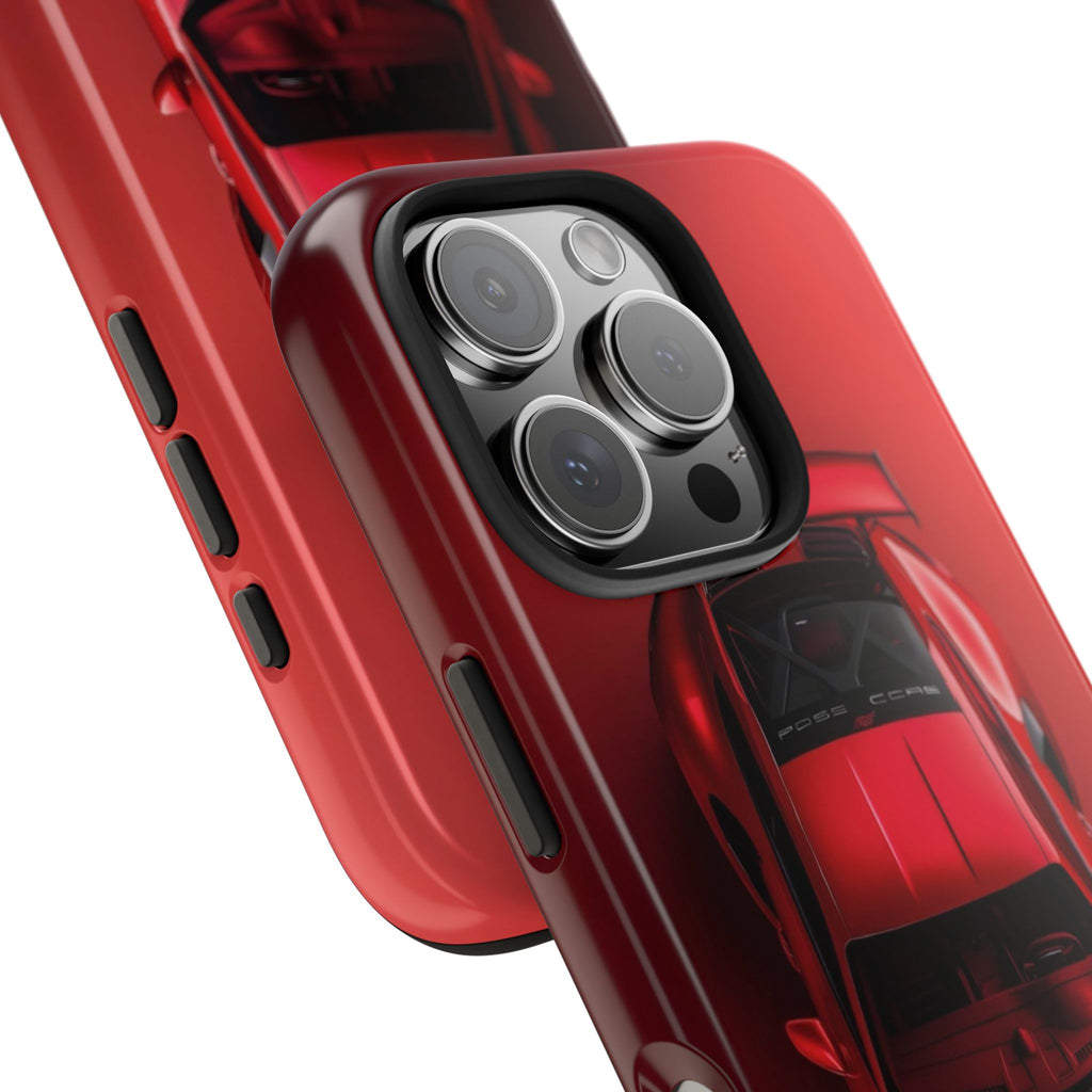 Sleek Sports Car Phone Cases for Automotive Enthusiasts, Durable Phone Covers, Car Lover Gifts, Stylish Tech Accessories, Red Racing Design