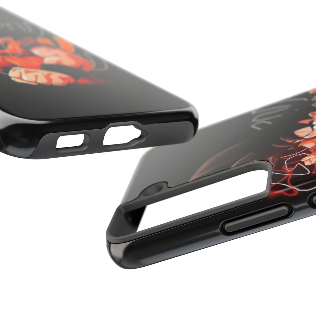 Anime Tough Phone Cases, Goku Strength Case, Durable Phone Cover, Gaming Phone Accessory, Cartoon Phone Case, Gift for Fans