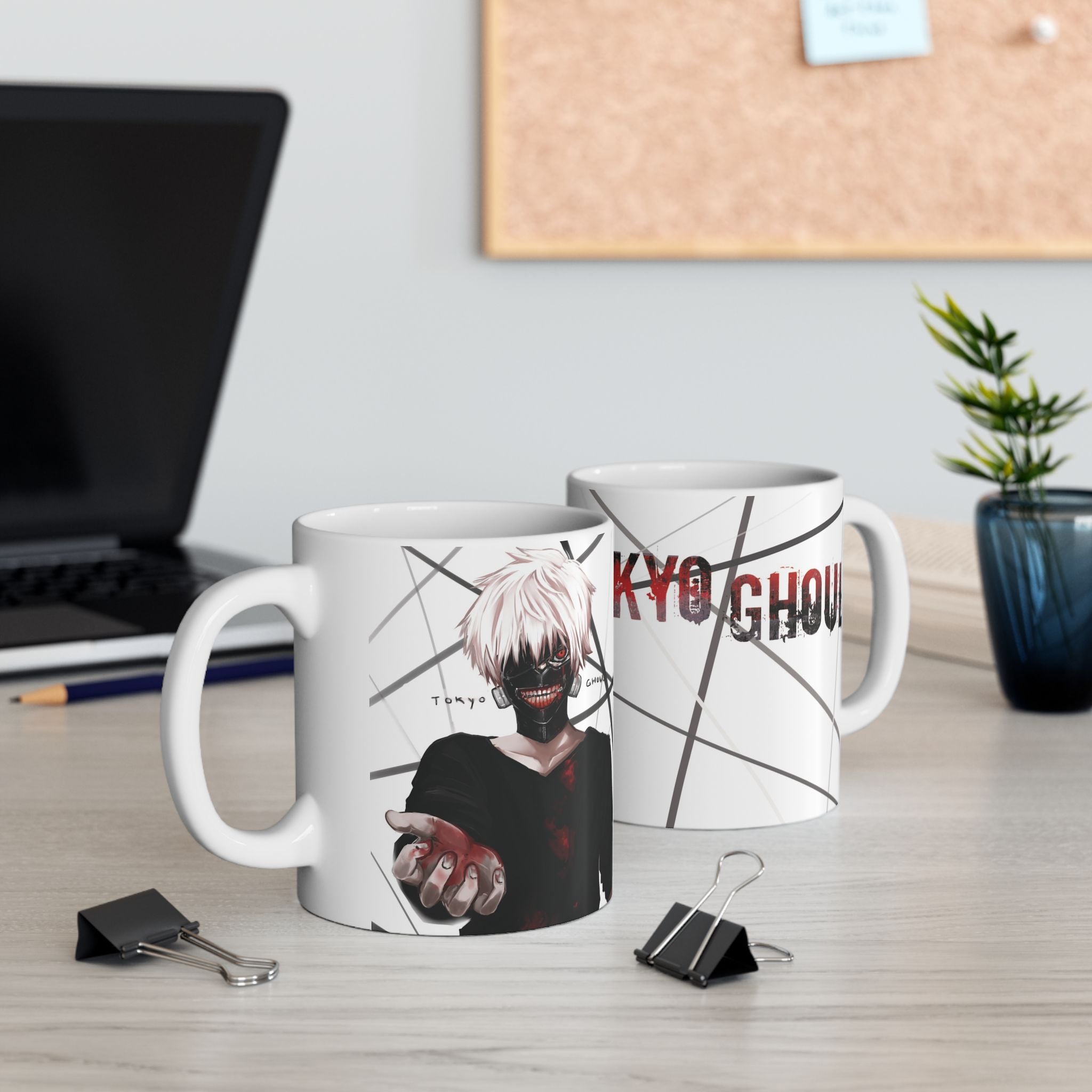 Tokyo Ghoul Anime Ceramic Mug — 'Tokyo Ghoul' Graphic Coffee Cup (11oz/15oz)