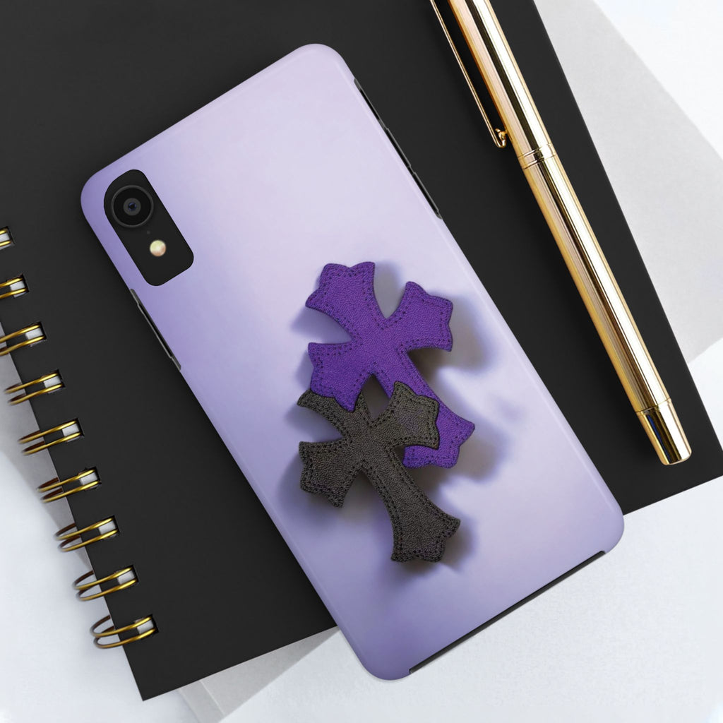 Cross Design Tough Phone Cases, Durable Phone Covers, Christian Gifts, Protective Cases for Men, Unique Tech Accessories