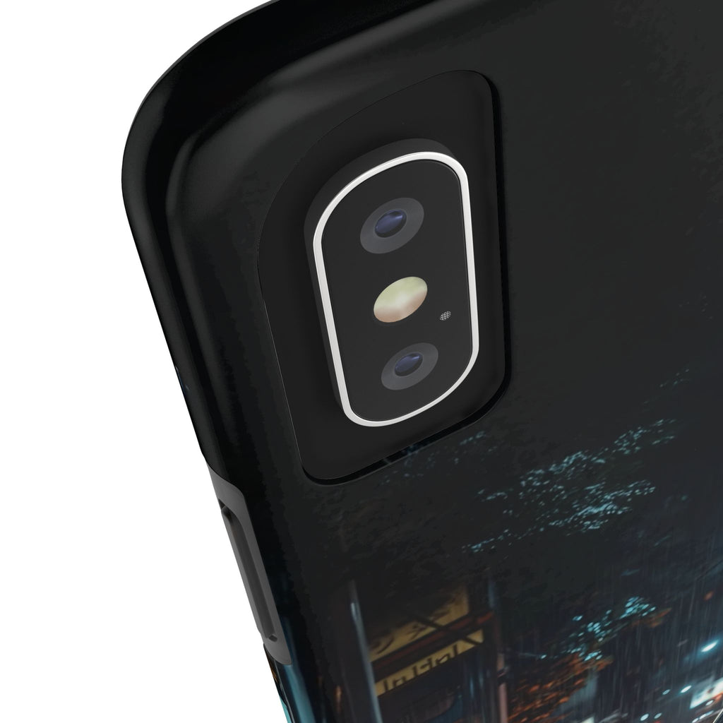 Night Cityscape Phone Cases, Urban Aesthetic Case, Tough Protection Case, Perfect Gift for Car Lovers, Ideal for Birthdays, Holidays