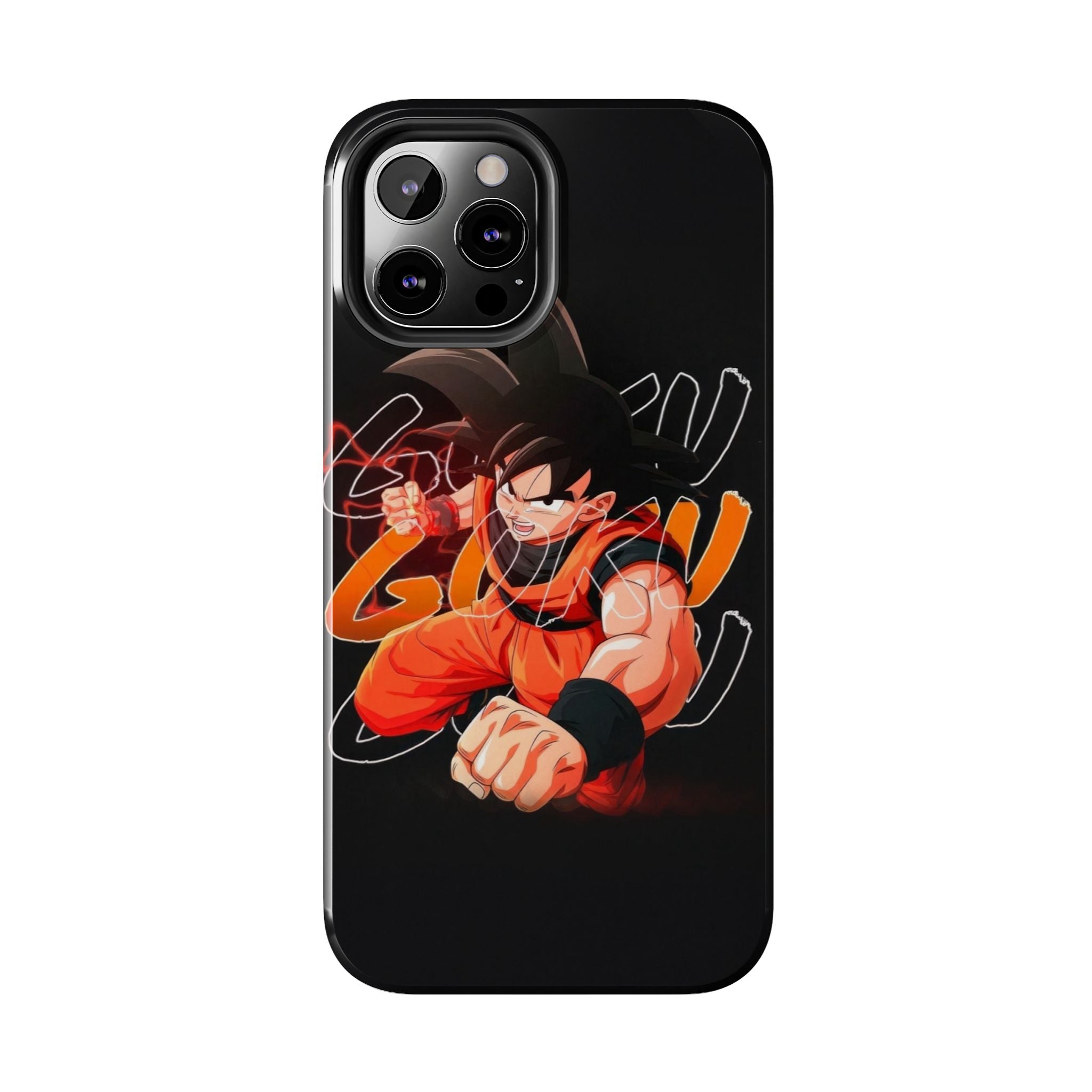 Anime Tough Phone Cases, Goku Strength Case, Durable Phone Cover, Gaming Phone Accessory, Cartoon Phone Case, Gift for Fans