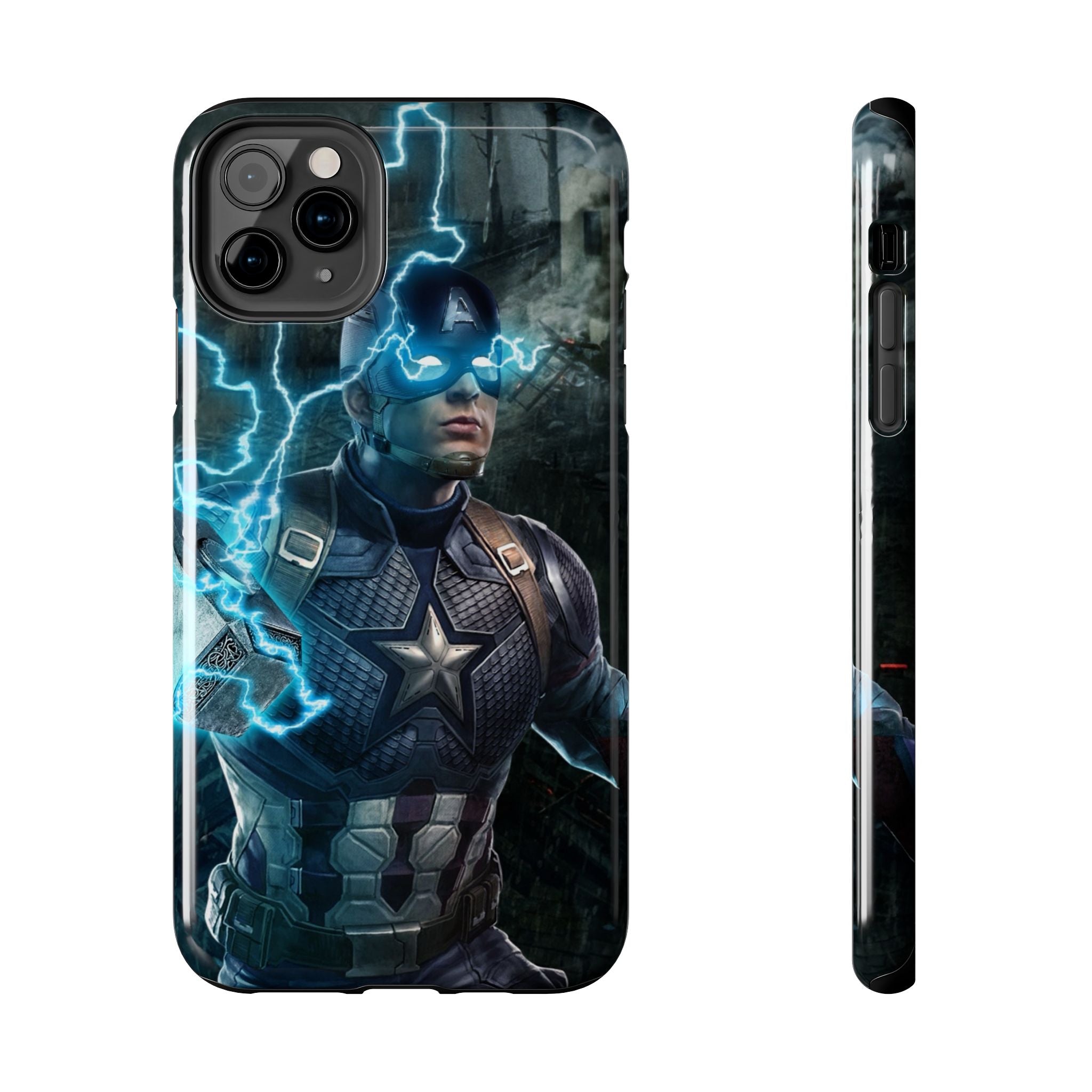 Captain America Superhero Tough Phone Cases, Hero Phone Cover, Gift for Gamers, Superhero Accessory, Durable Phone Case for Every Occasion