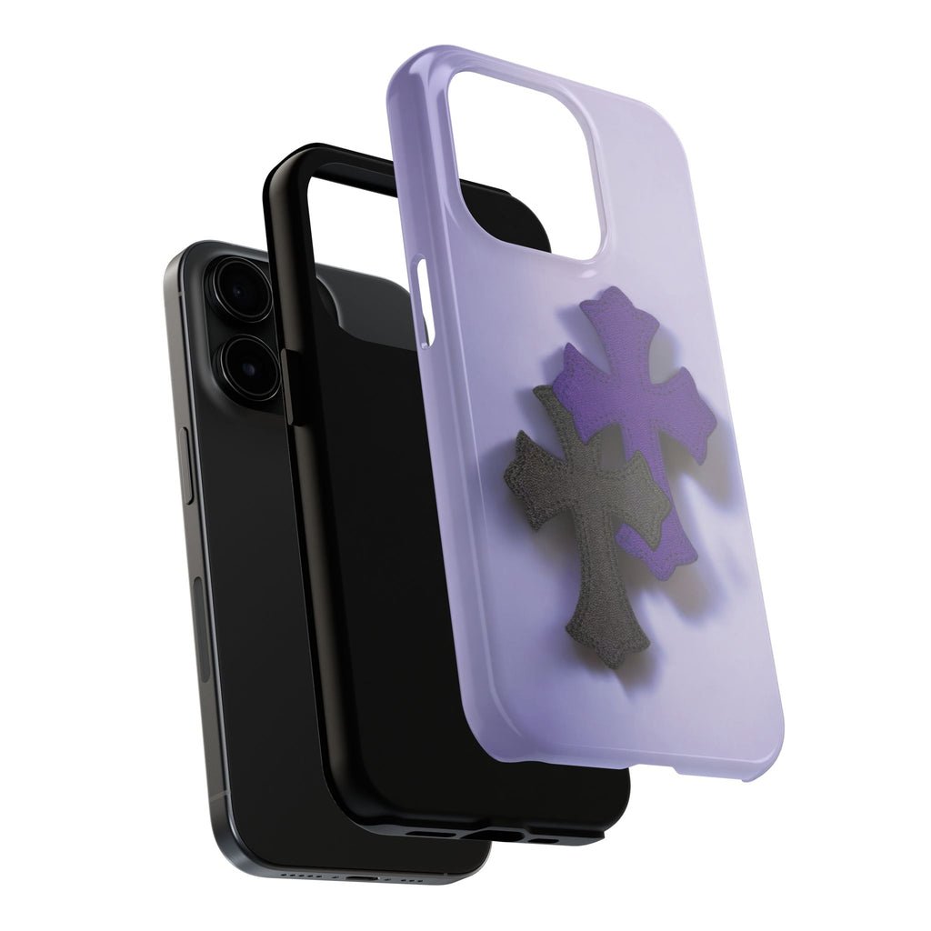 Cross Design Tough Phone Cases, Durable Phone Covers, Christian Gifts, Protective Cases for Men, Unique Tech Accessories