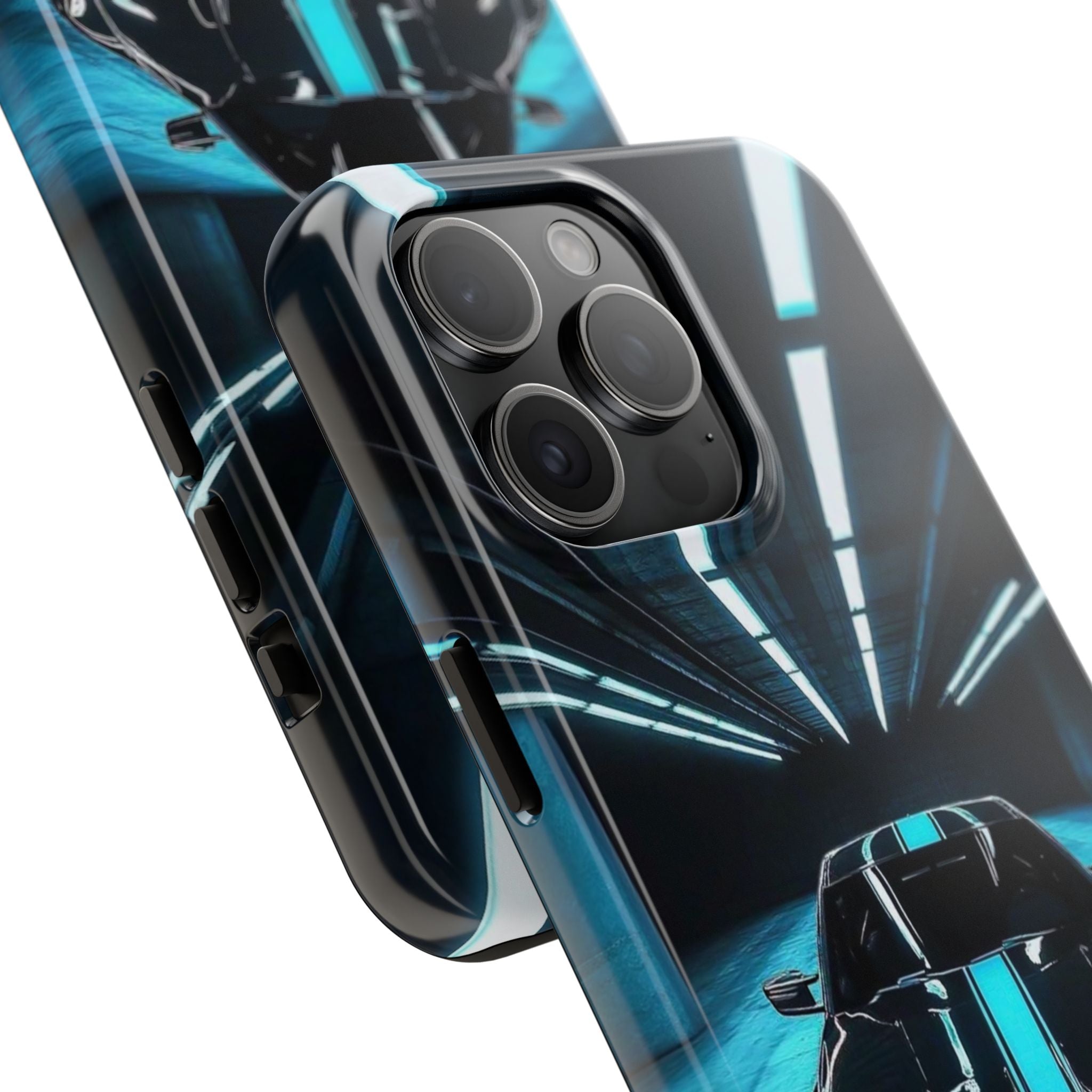 Stylish Tough Phone Case for Car Enthusiasts - Durable & Protective